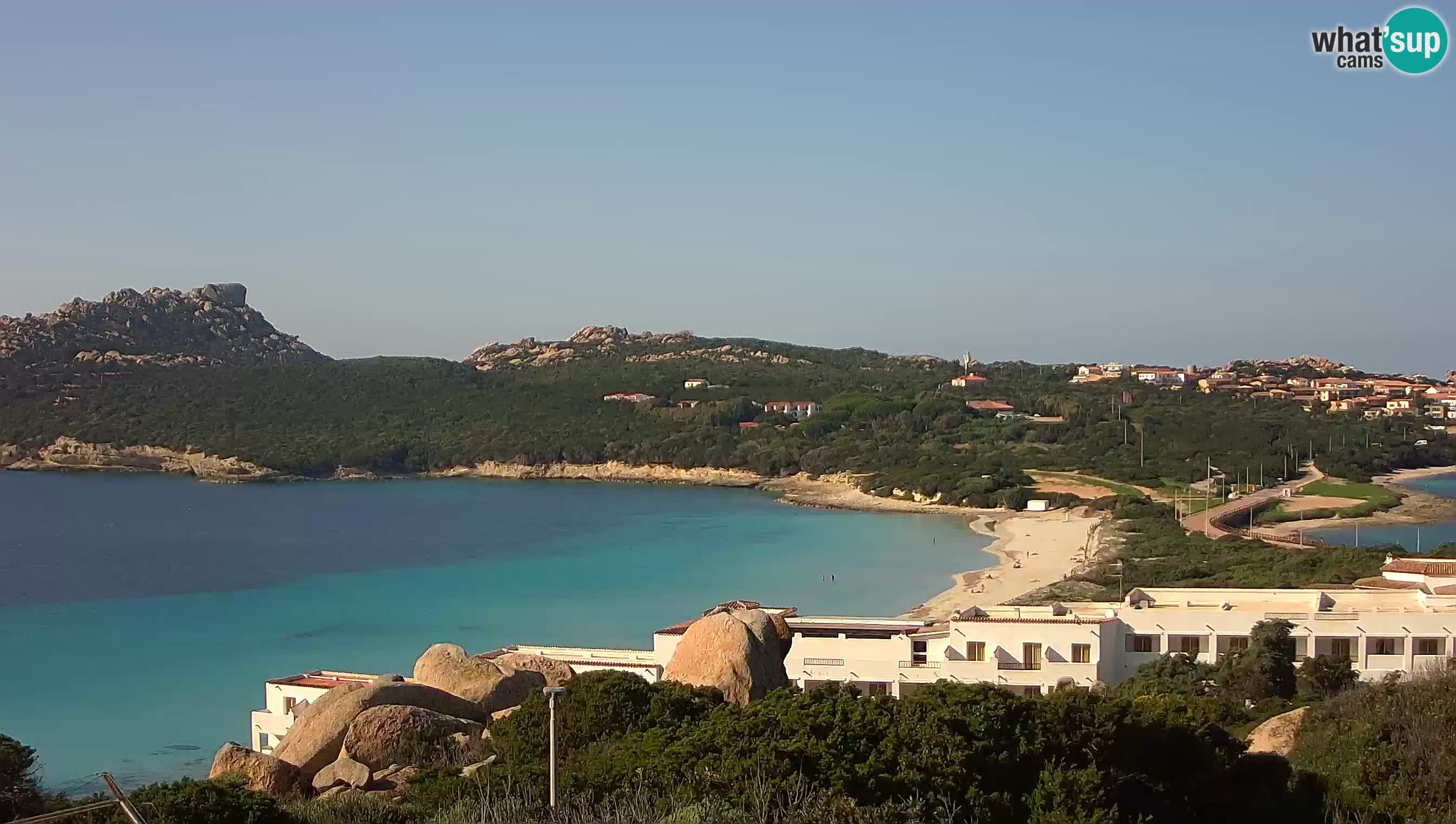 Live Webcam Capo Testa the beach of 2 sea – Santa Teresa Gallura – livecam Sardinia