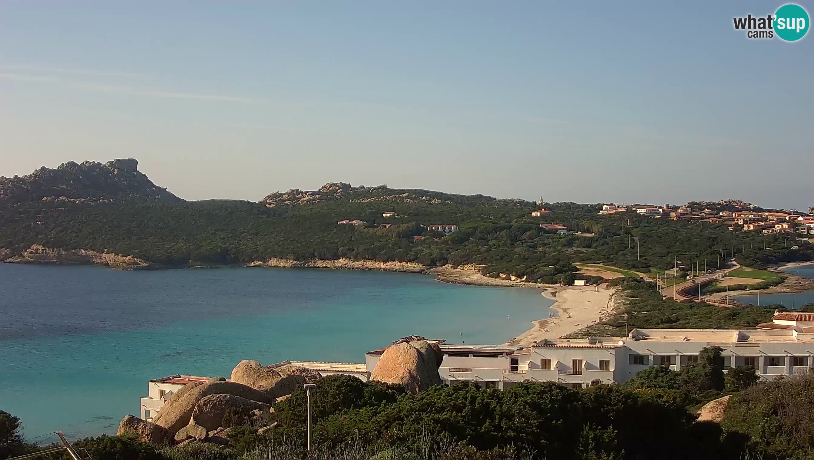 Webcam en vivo Capo Testa la playa de 2 mar – Santa Teresa Gallura – livecam Sardinia