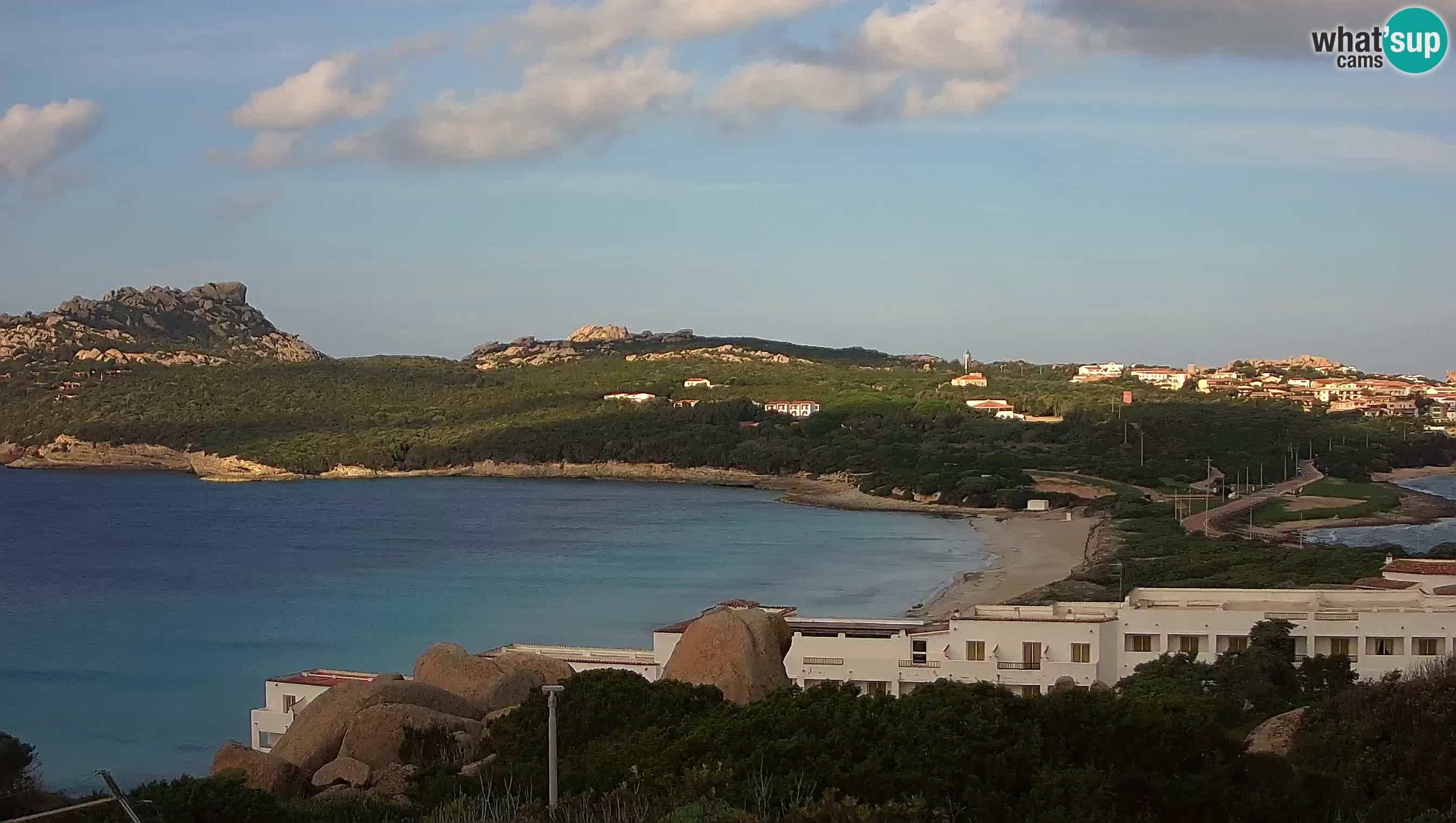 Webcam en vivo Capo Testa la playa de 2 mar – Santa Teresa Gallura – livecam Sardinia