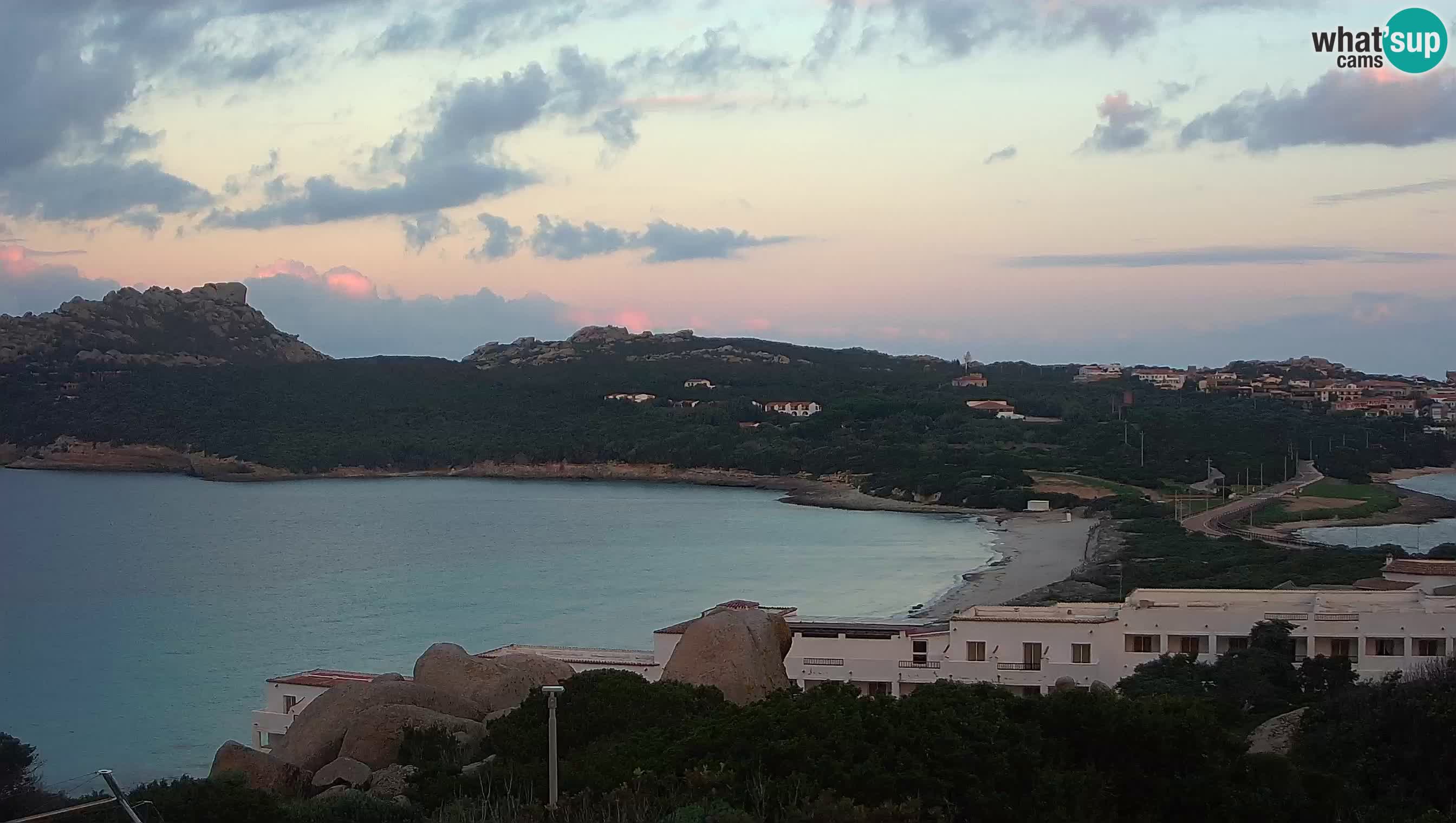 Live Webcam Capo Testa der Strand von 2 Meer – Santa Teresa Gallura – livecam Sardinien