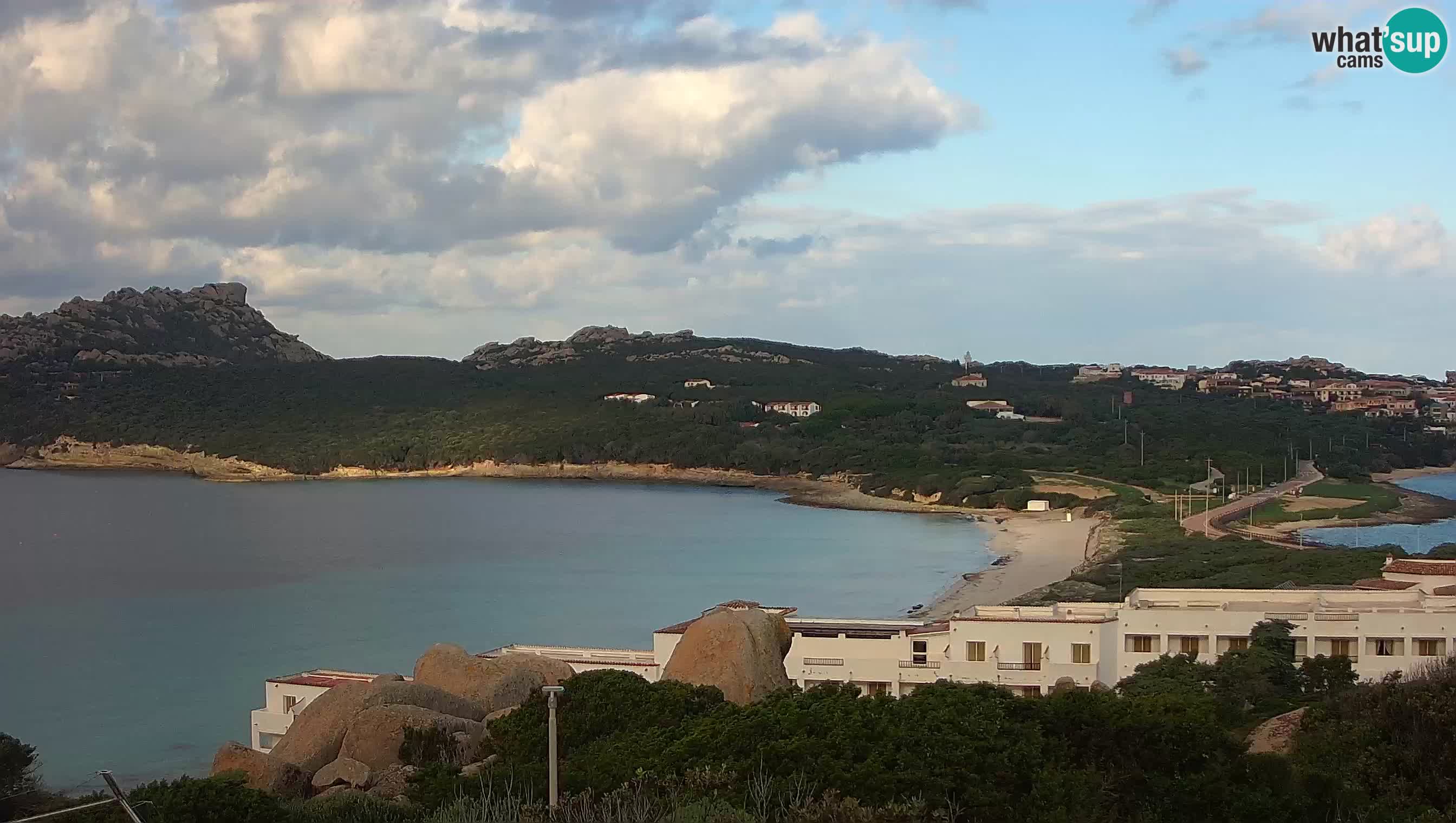 Spletna kamera v živo Capo Testa plaža dveh morij – Santa Teresa Gallura – Sardinija