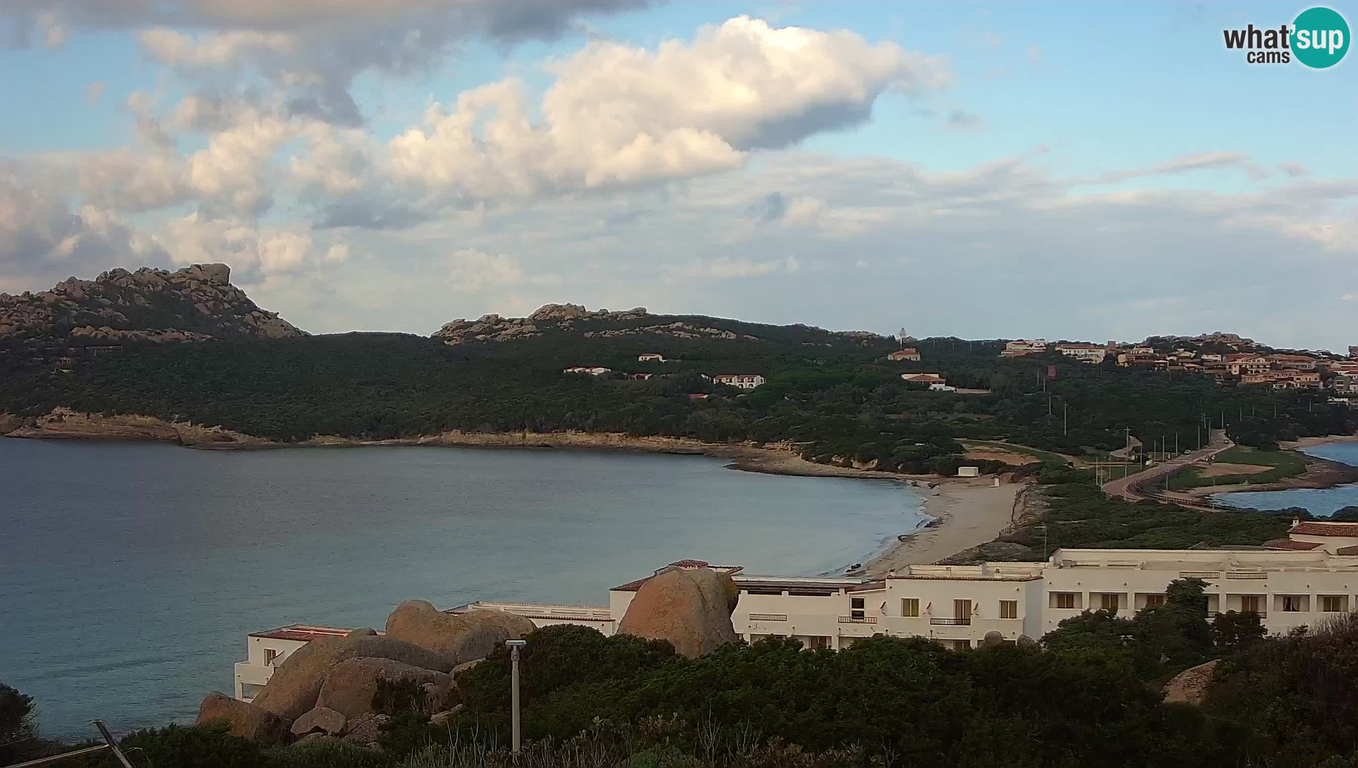 Spletna kamera v živo Capo Testa plaža dveh morij – Santa Teresa Gallura – Sardinija