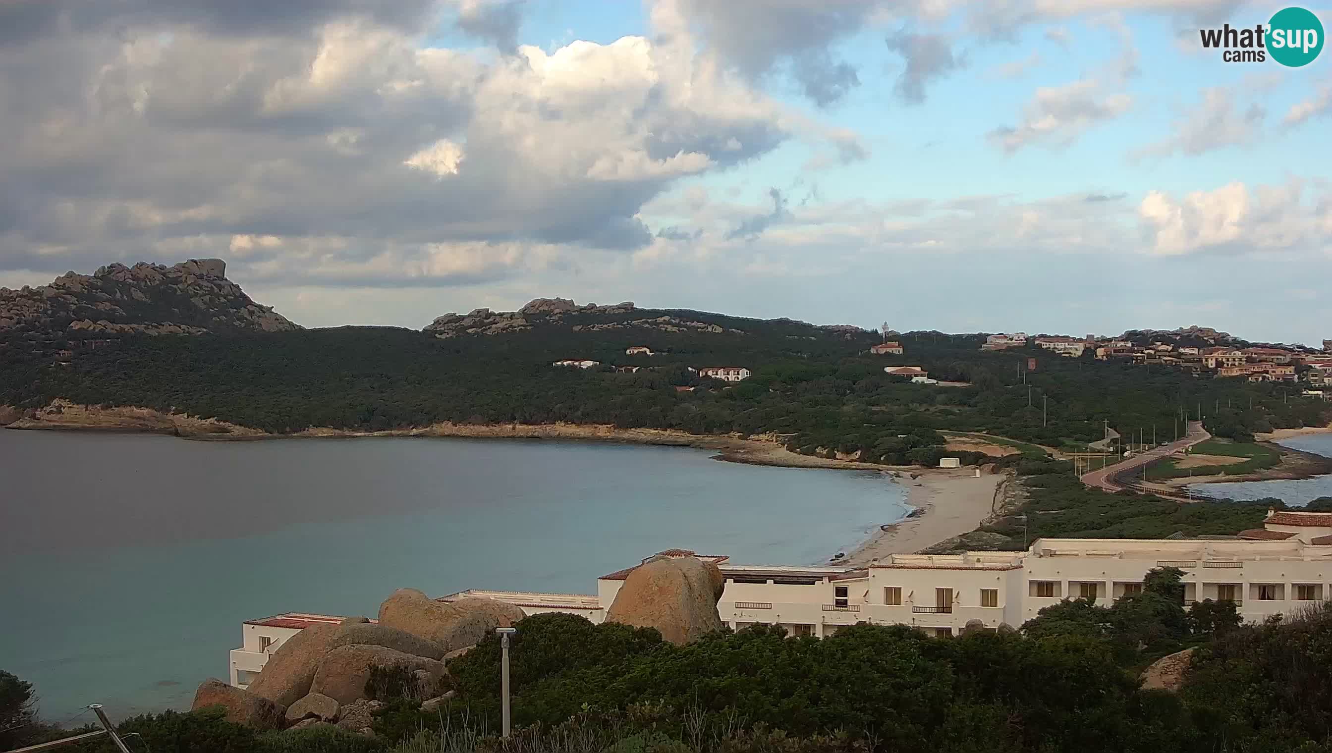 Live Webcam Capo Testa der Strand von 2 Meer – Santa Teresa Gallura – livecam Sardinien