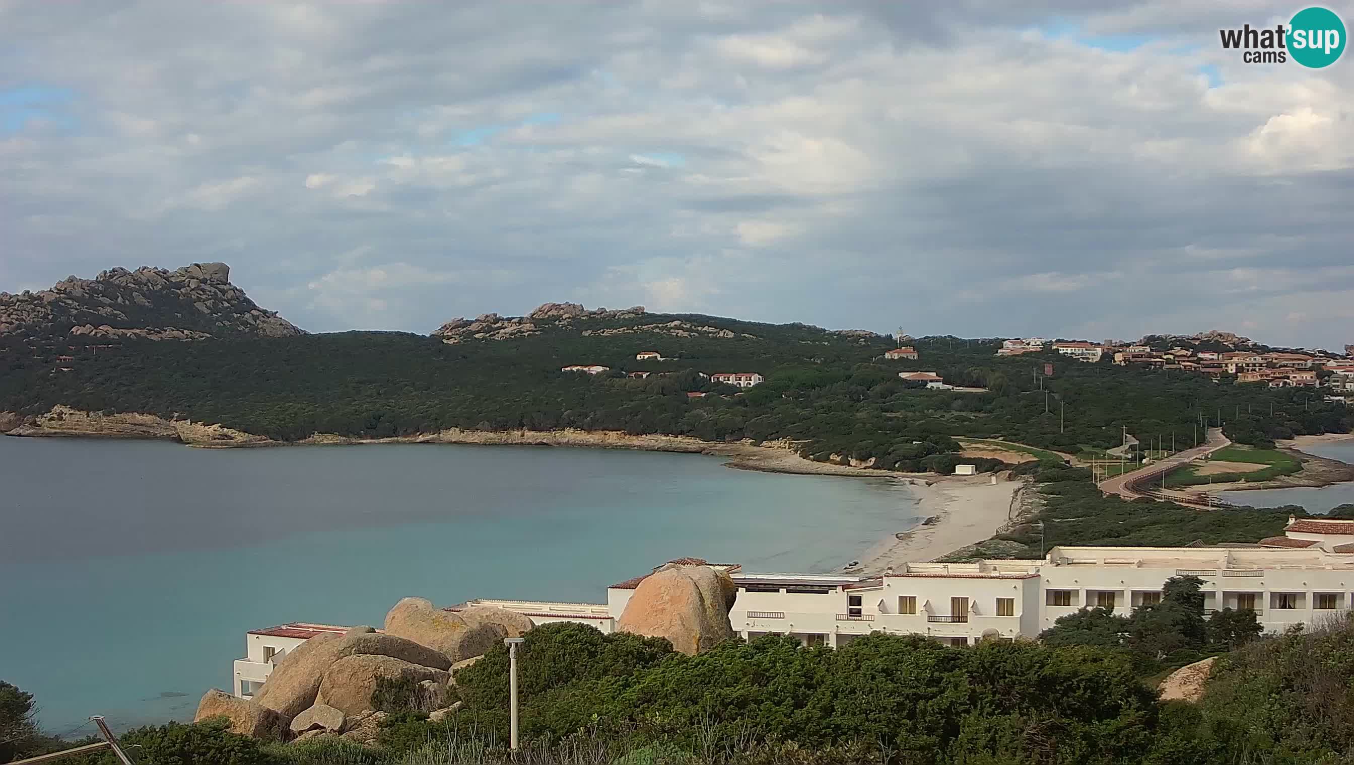 Live Webcam Capo Testa der Strand von 2 Meer – Santa Teresa Gallura – livecam Sardinien