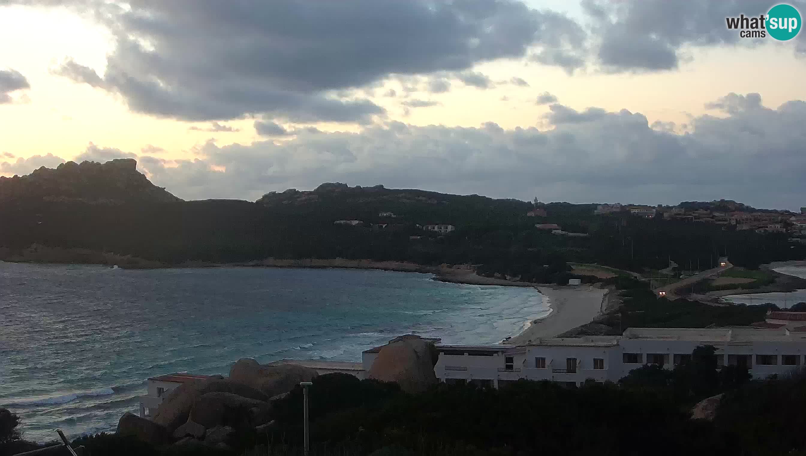 Spletna kamera v živo Capo Testa plaža dveh morij – Santa Teresa Gallura – Sardinija