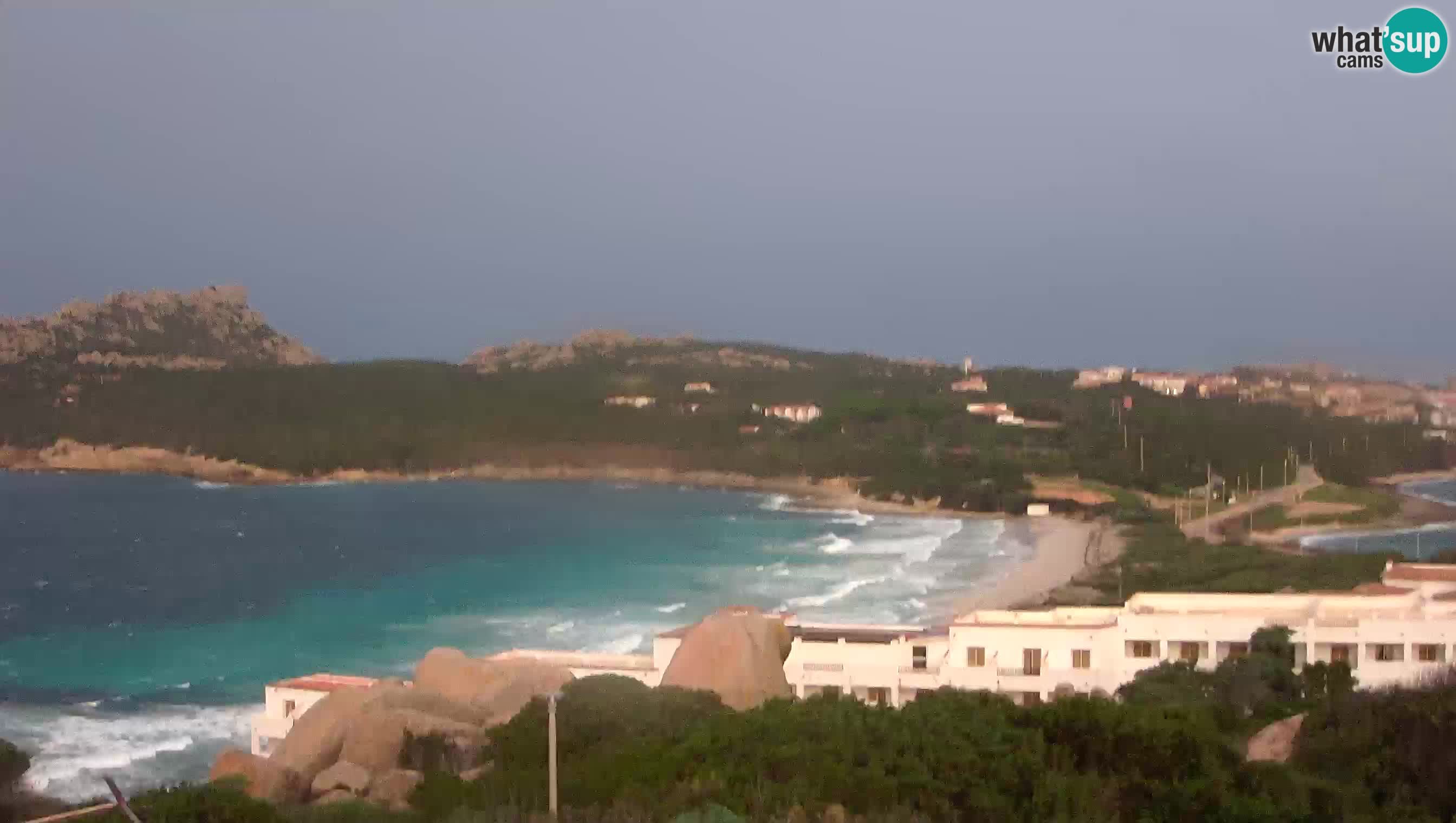 Live Webcam Capo Testa der Strand von 2 Meer – Santa Teresa Gallura – livecam Sardinien