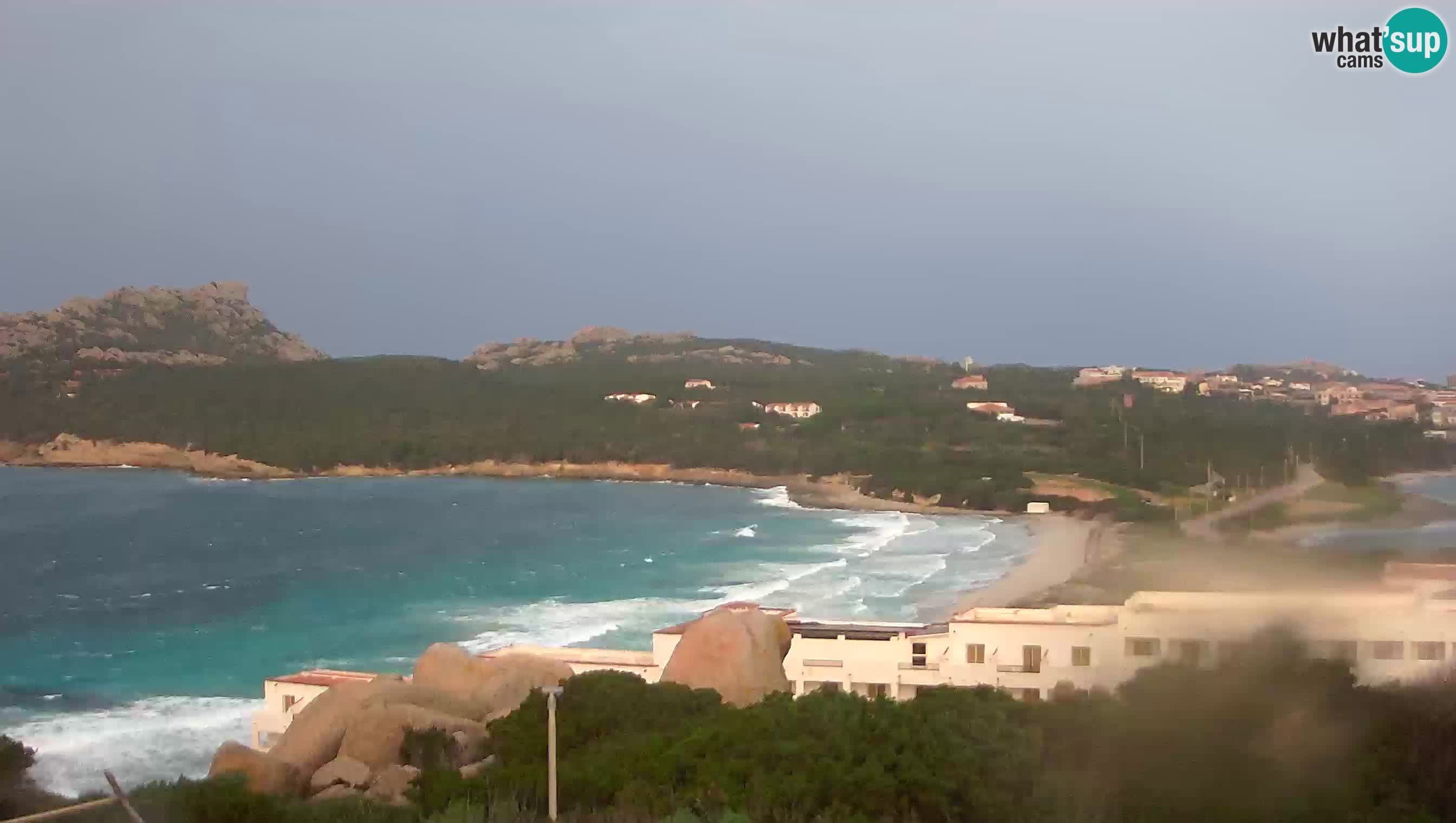 Live Webcam Capo Testa der Strand von 2 Meer – Santa Teresa Gallura – livecam Sardinien