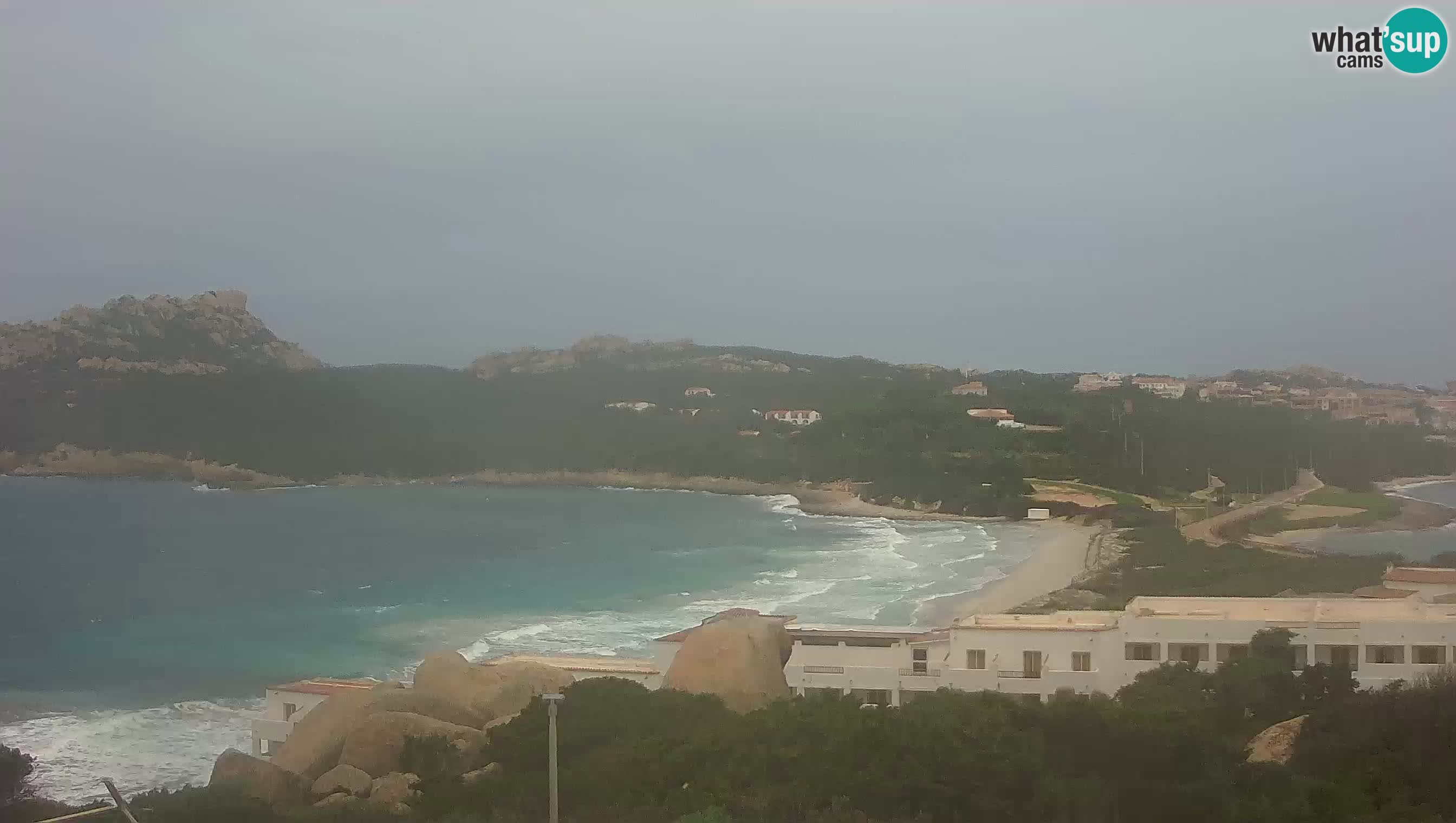 Live Webcam Capo Testa der Strand von 2 Meer – Santa Teresa Gallura – livecam Sardinien