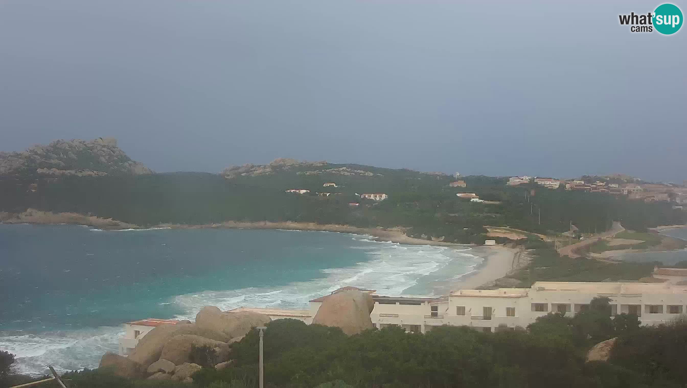 Live Webcam Capo Testa der Strand von 2 Meer – Santa Teresa Gallura – livecam Sardinien