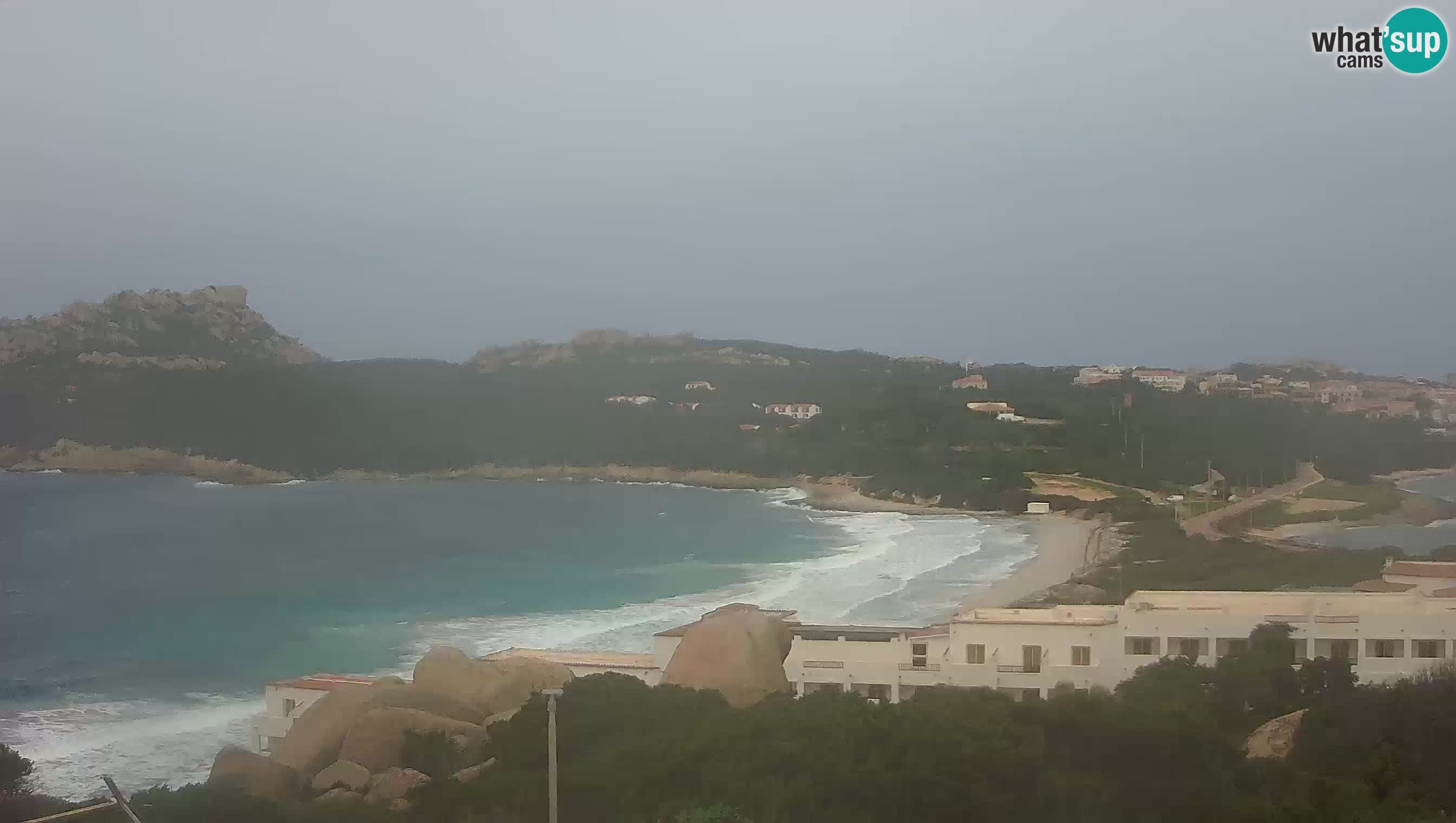 Spletna kamera v živo Capo Testa plaža dveh morij – Santa Teresa Gallura – Sardinija