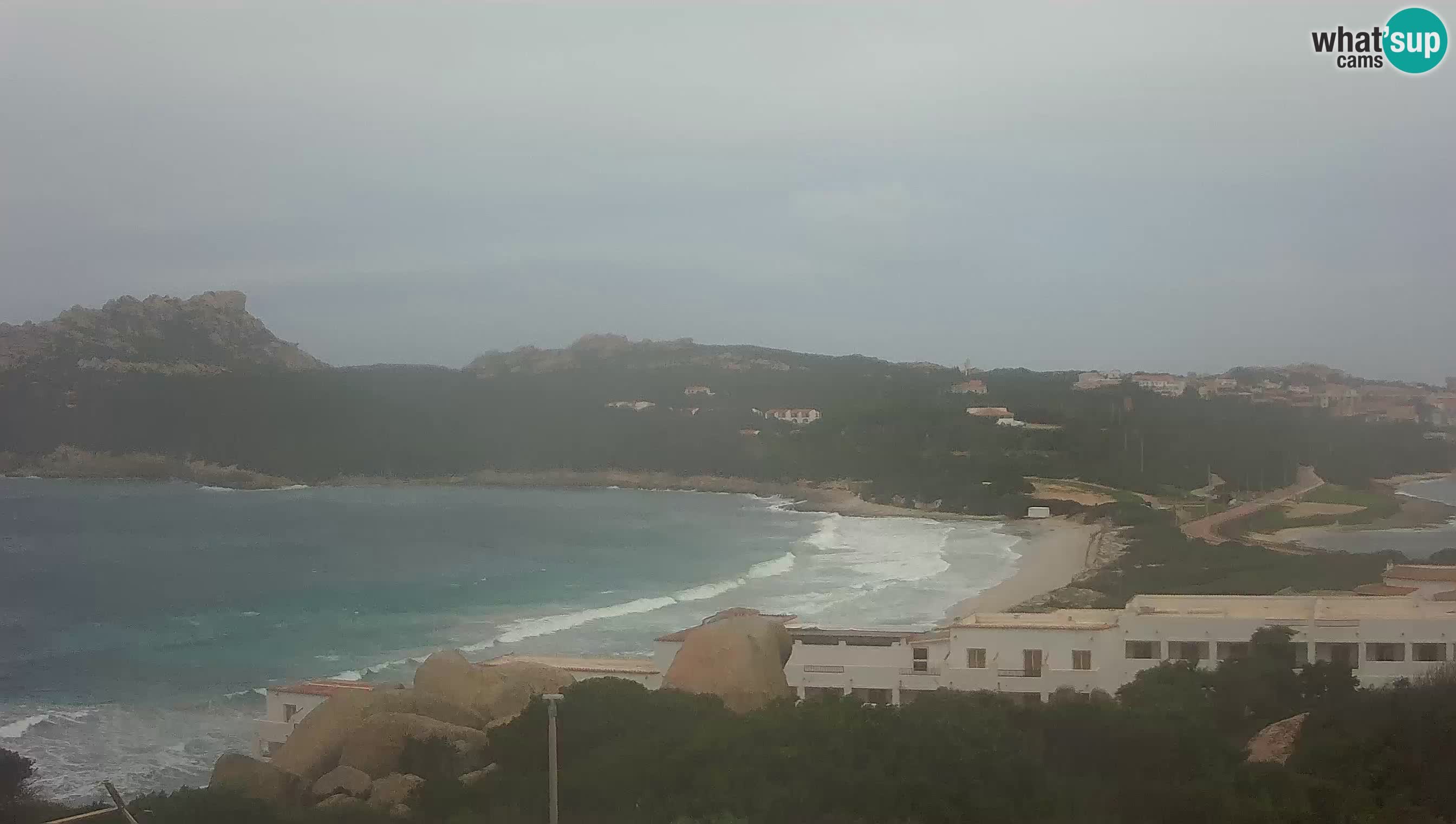 Live Webcam Capo Testa der Strand von 2 Meer – Santa Teresa Gallura – livecam Sardinien