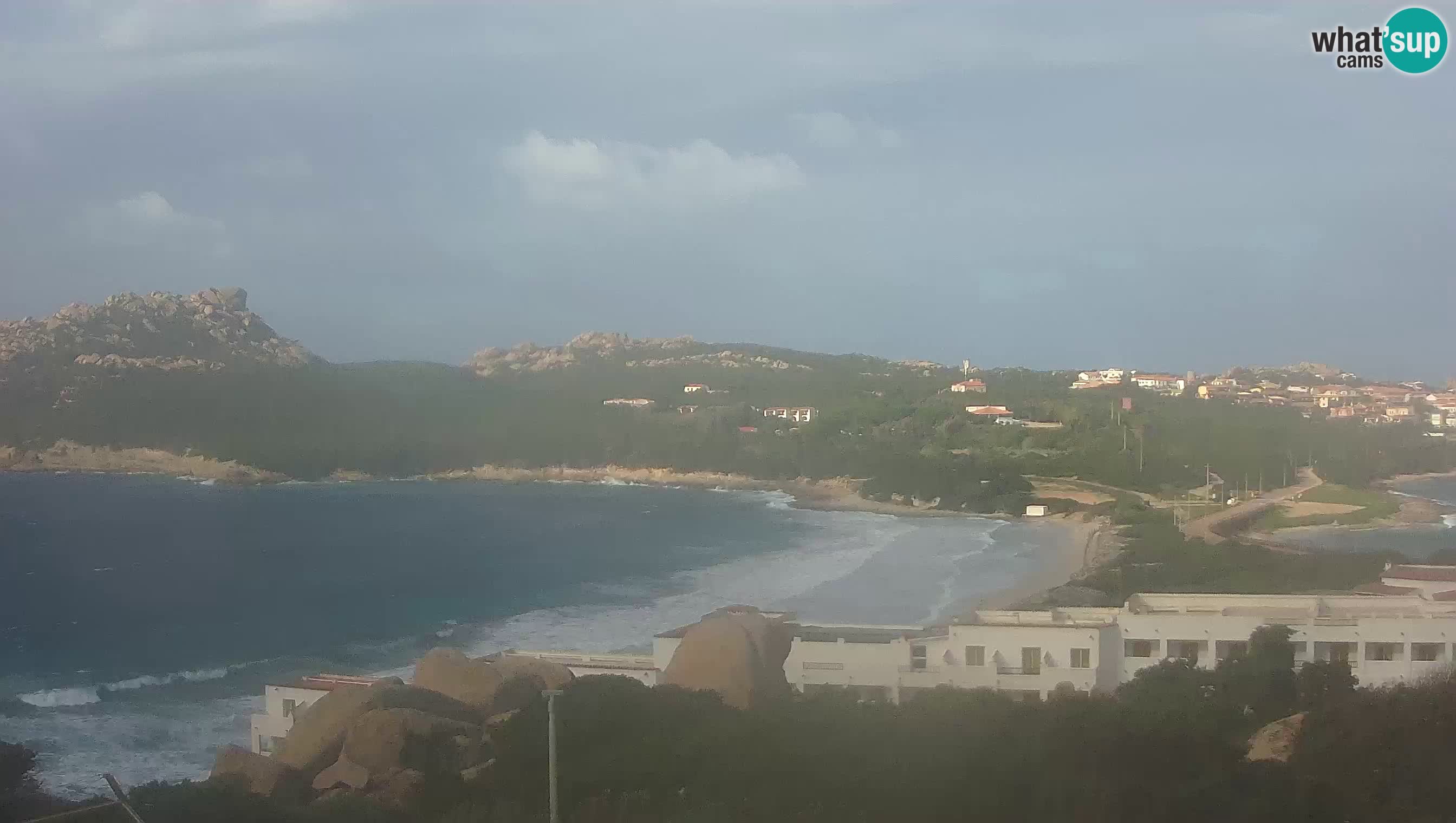 Spletna kamera v živo Capo Testa plaža dveh morij – Santa Teresa Gallura – Sardinija