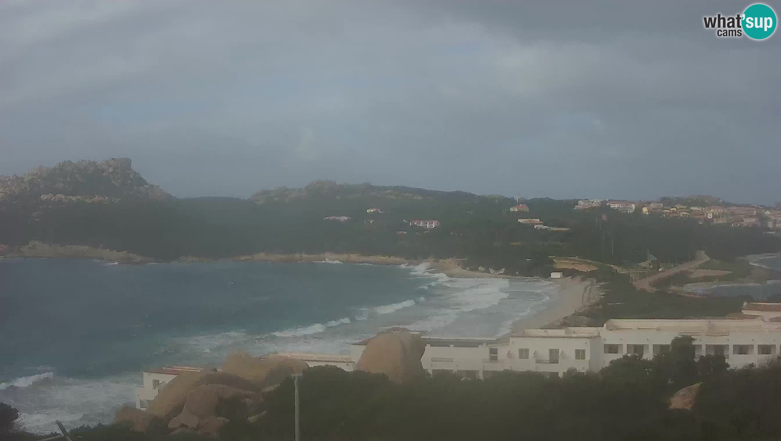 Live Webcam Capo Testa der Strand von 2 Meer – Santa Teresa Gallura – livecam Sardinien