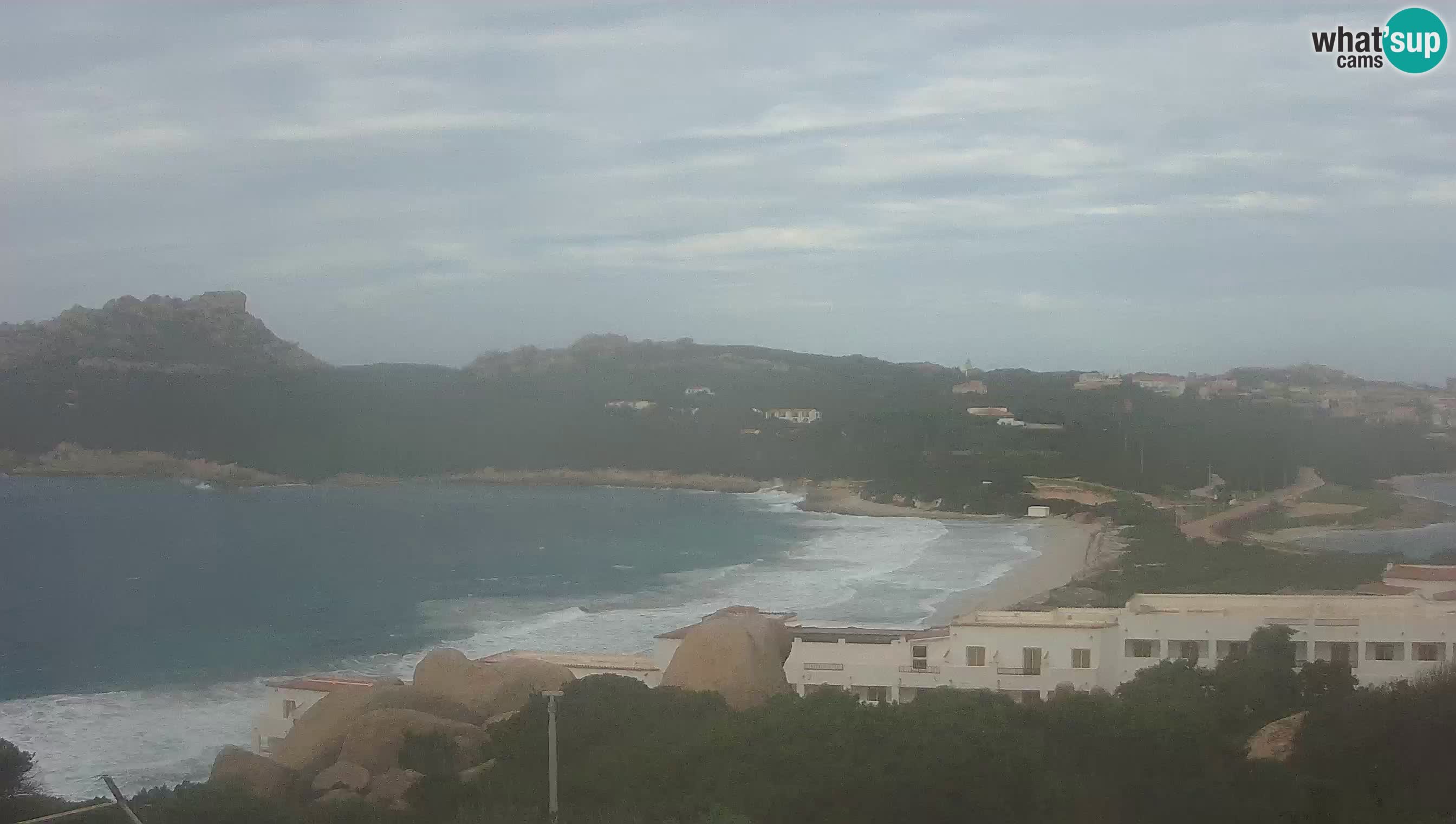 Live Webcam Capo Testa der Strand von 2 Meer – Santa Teresa Gallura – livecam Sardinien