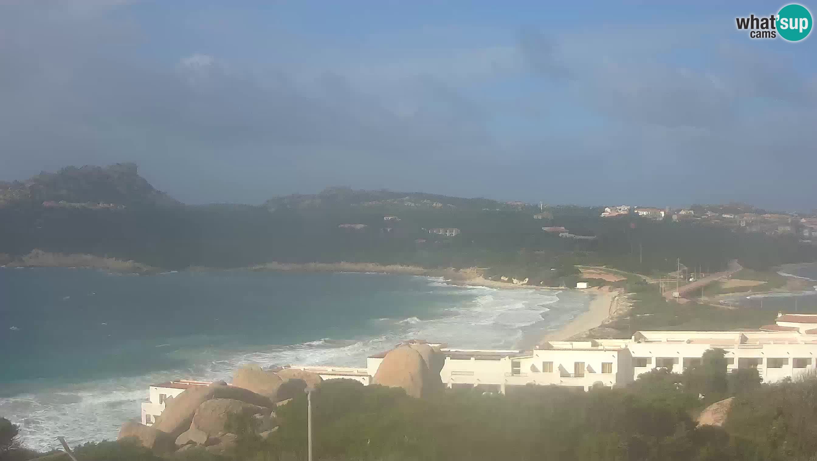 Live Webcam Capo Testa der Strand von 2 Meer – Santa Teresa Gallura – livecam Sardinien