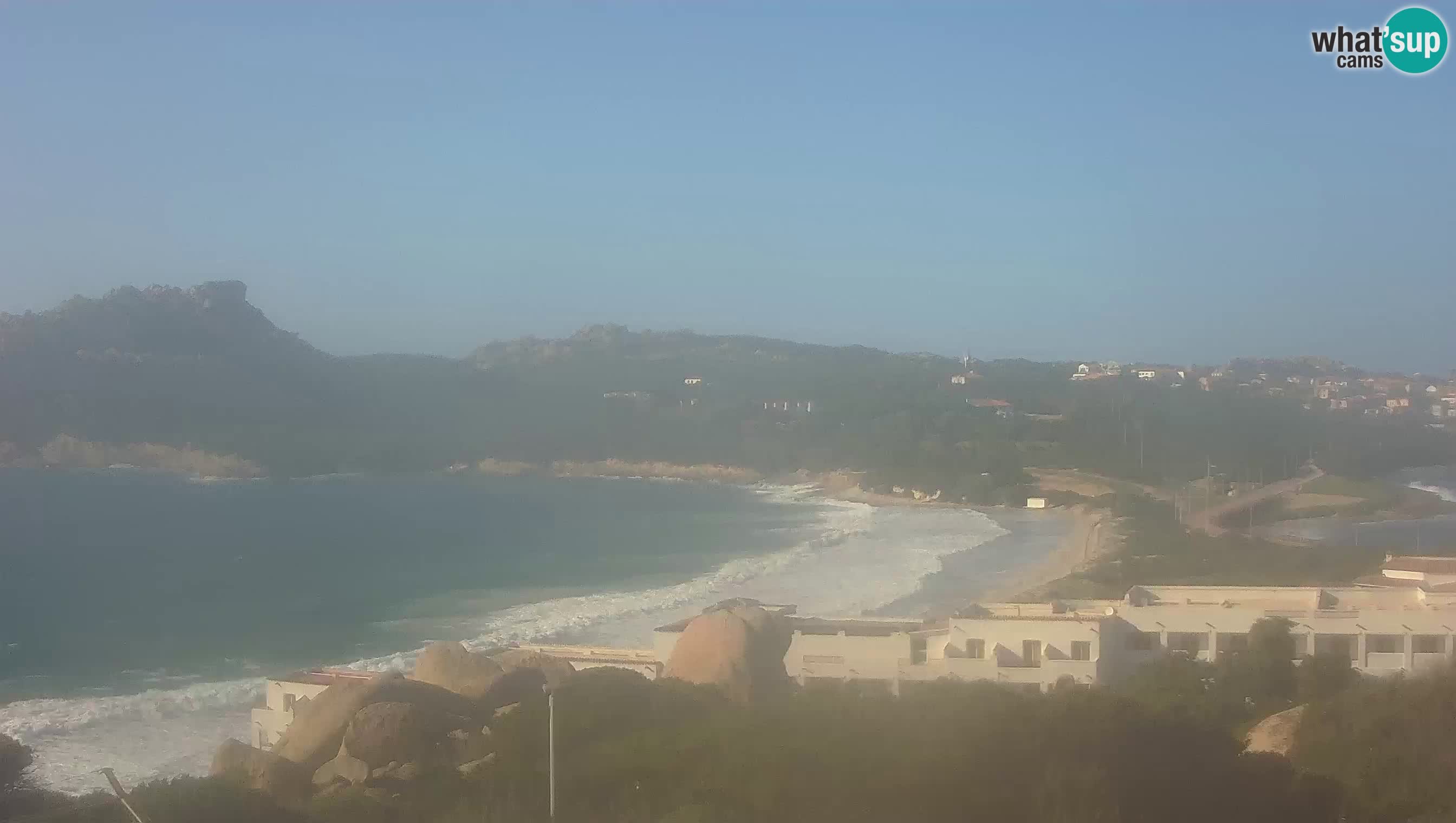 Live Webcam Capo Testa der Strand von 2 Meer – Santa Teresa Gallura – livecam Sardinien