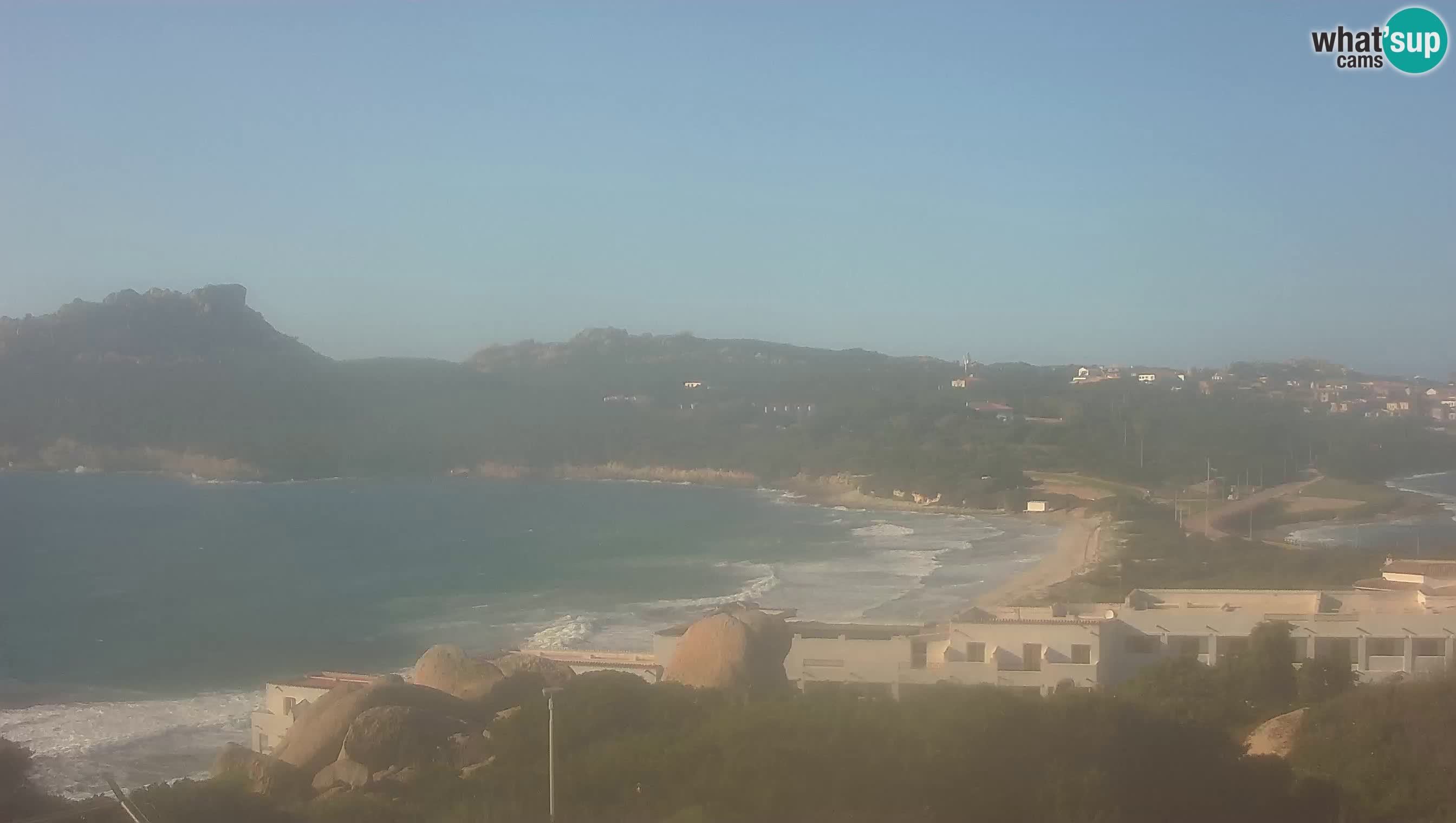 Live Webcam Capo Testa der Strand von 2 Meer – Santa Teresa Gallura – livecam Sardinien