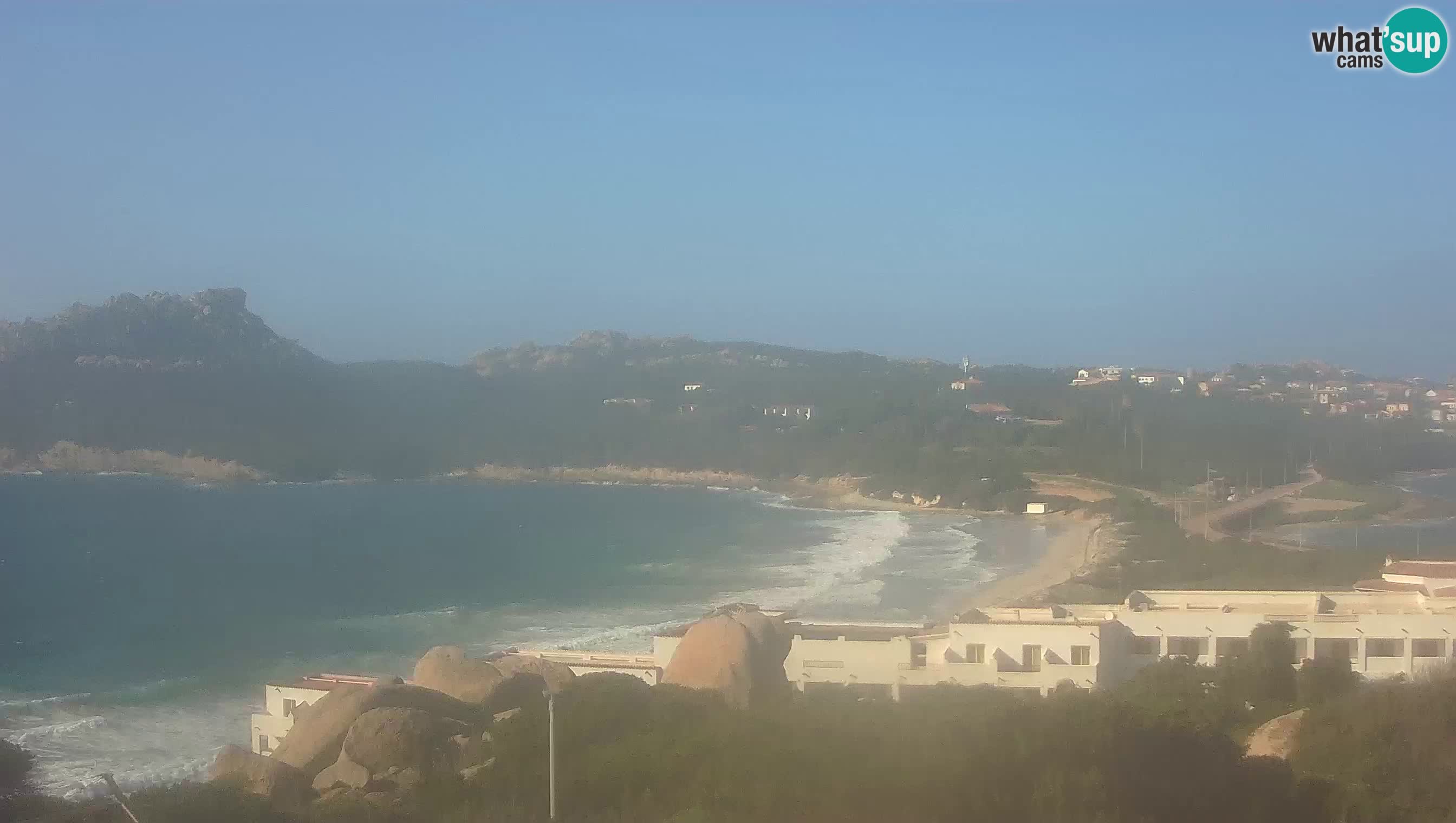 Live Webcam Capo Testa der Strand von 2 Meer – Santa Teresa Gallura – livecam Sardinien