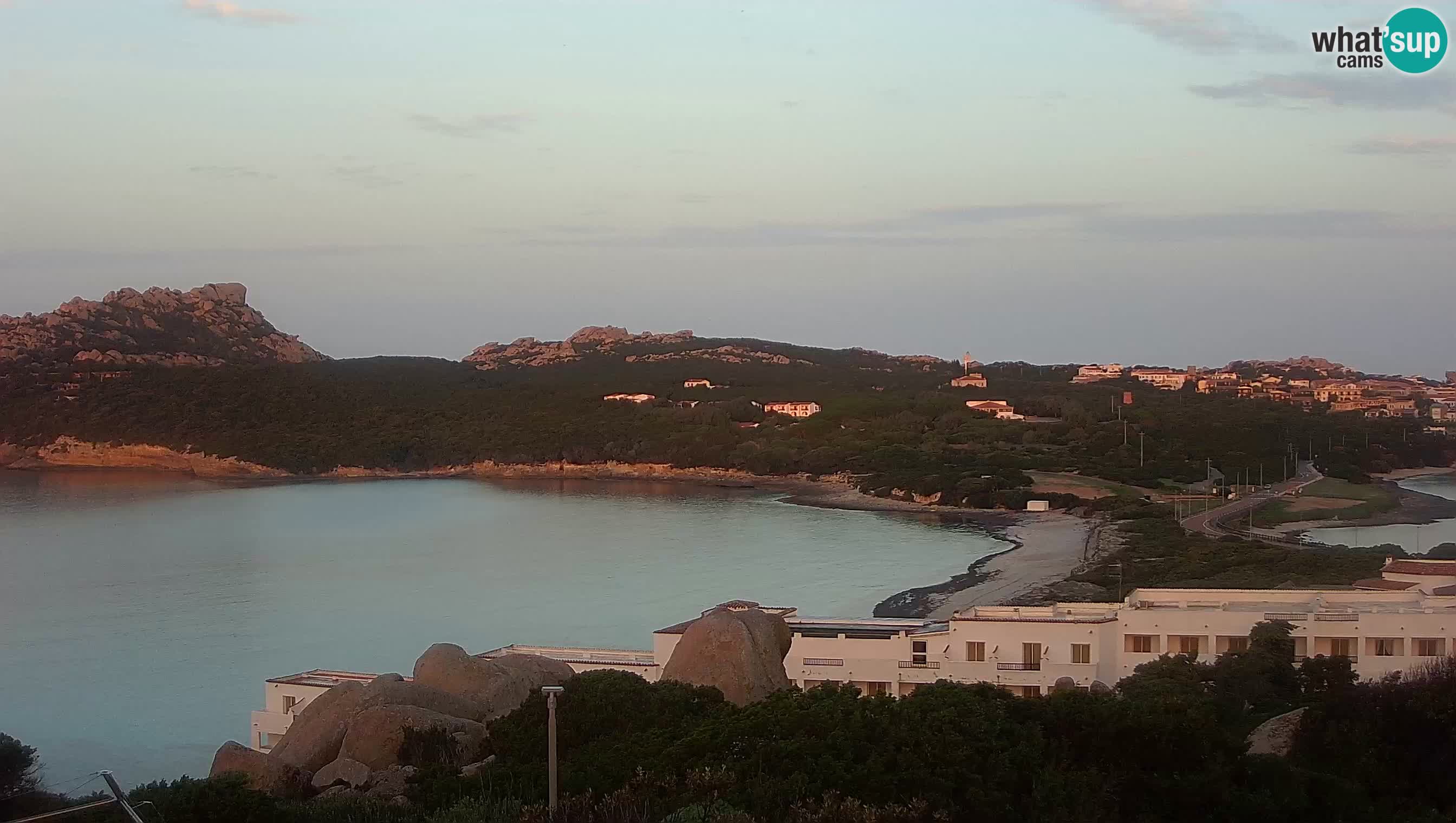 Live Webcam Capo Testa der Strand von 2 Meer – Santa Teresa Gallura – livecam Sardinien