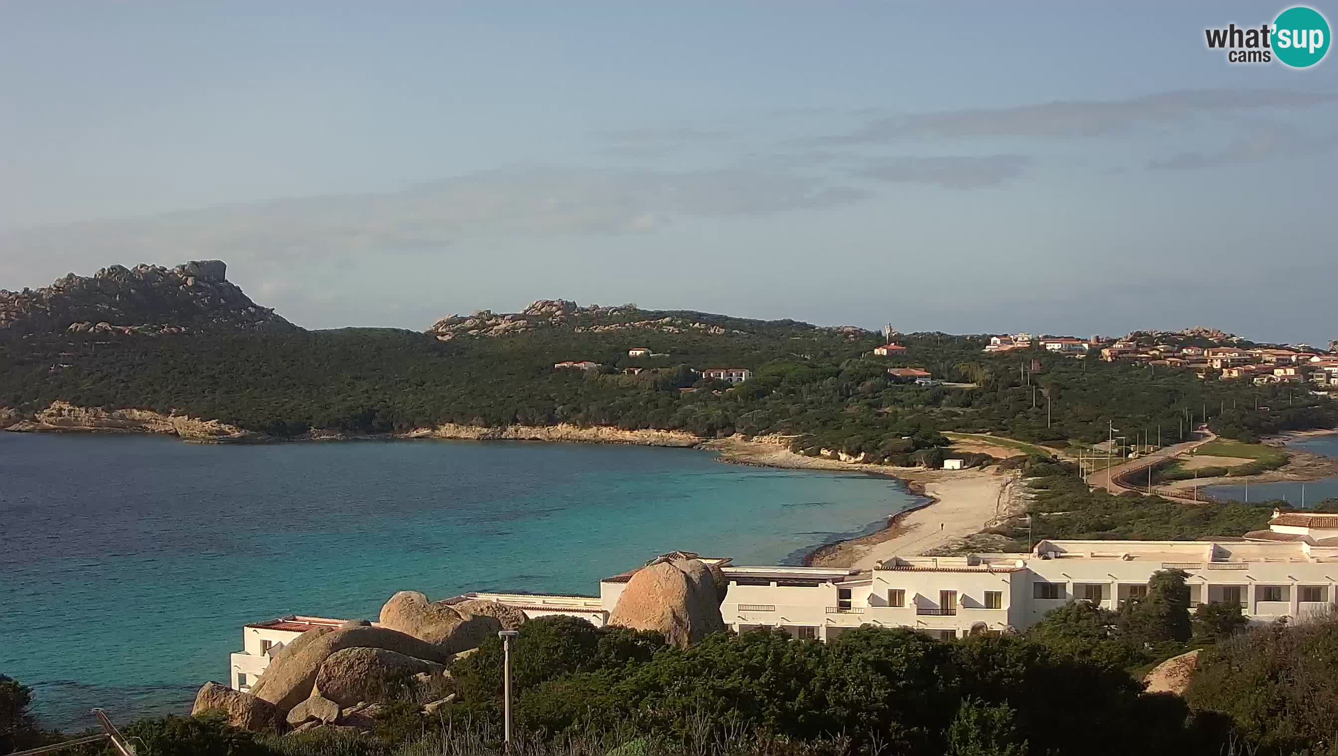 Webcam en vivo Capo Testa la playa de 2 mar – Santa Teresa Gallura – livecam Sardinia