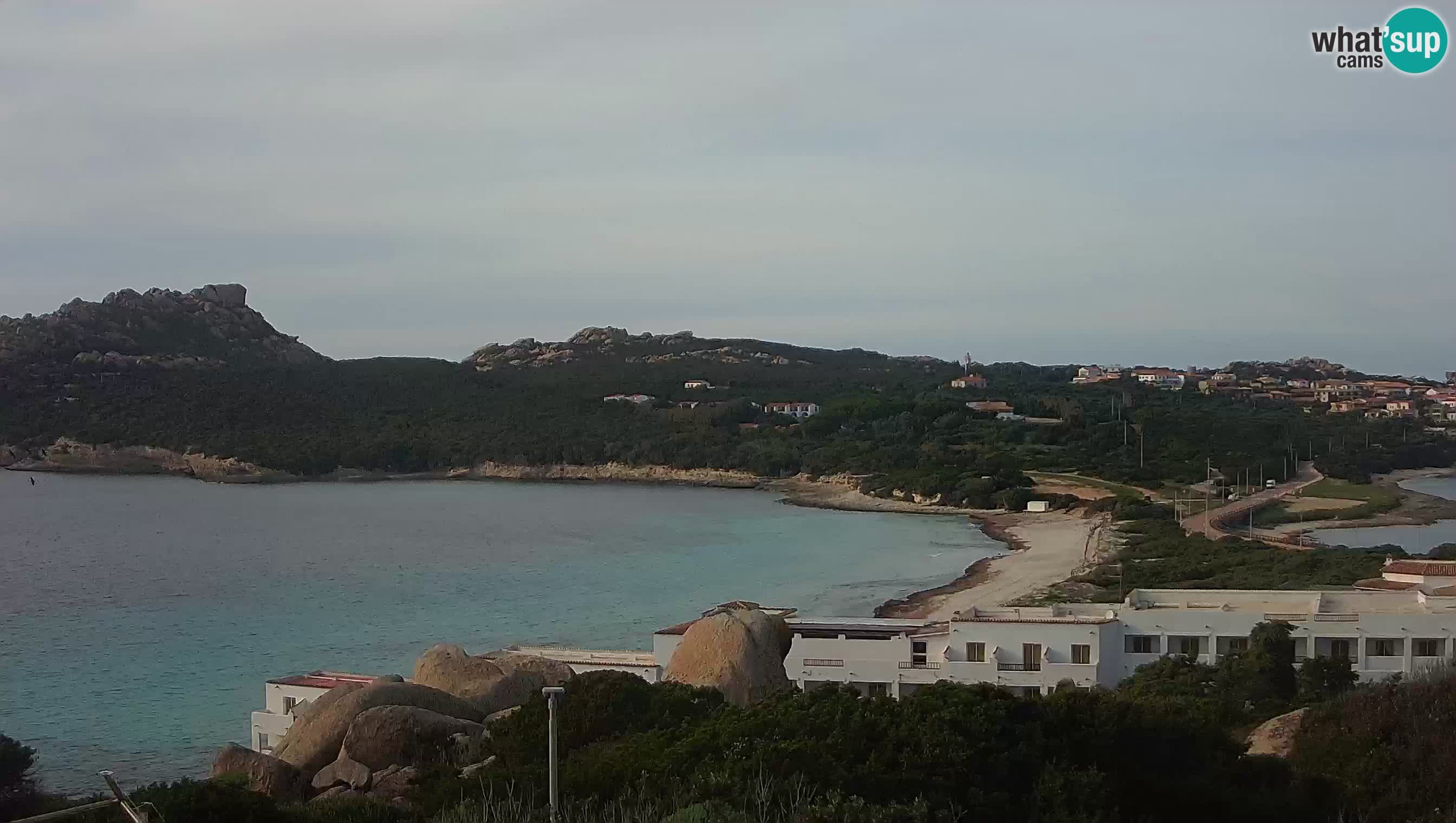 Webcam en vivo Capo Testa la playa de 2 mar – Santa Teresa Gallura – livecam Sardinia