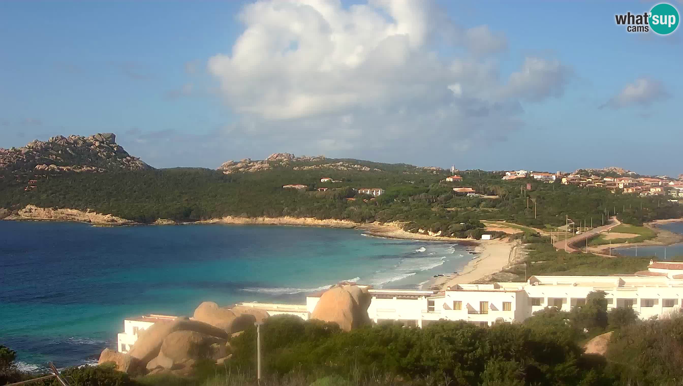 Webcam en vivo Capo Testa la playa de 2 mar – Santa Teresa Gallura – livecam Sardinia