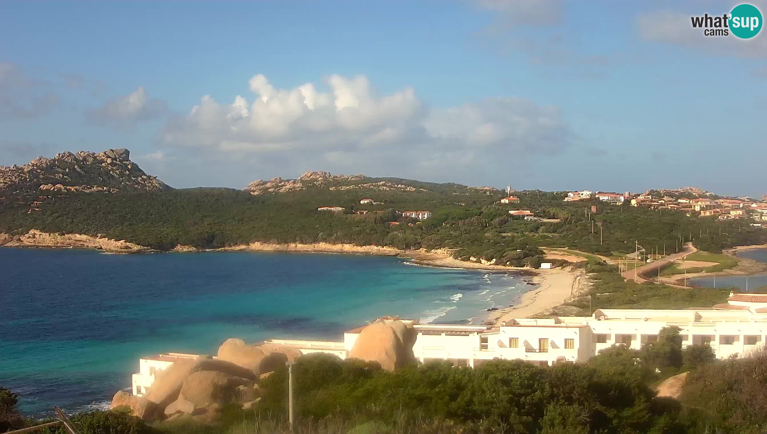 Webcam en vivo Capo Testa la playa de 2 mar – Santa Teresa Gallura – livecam Sardinia