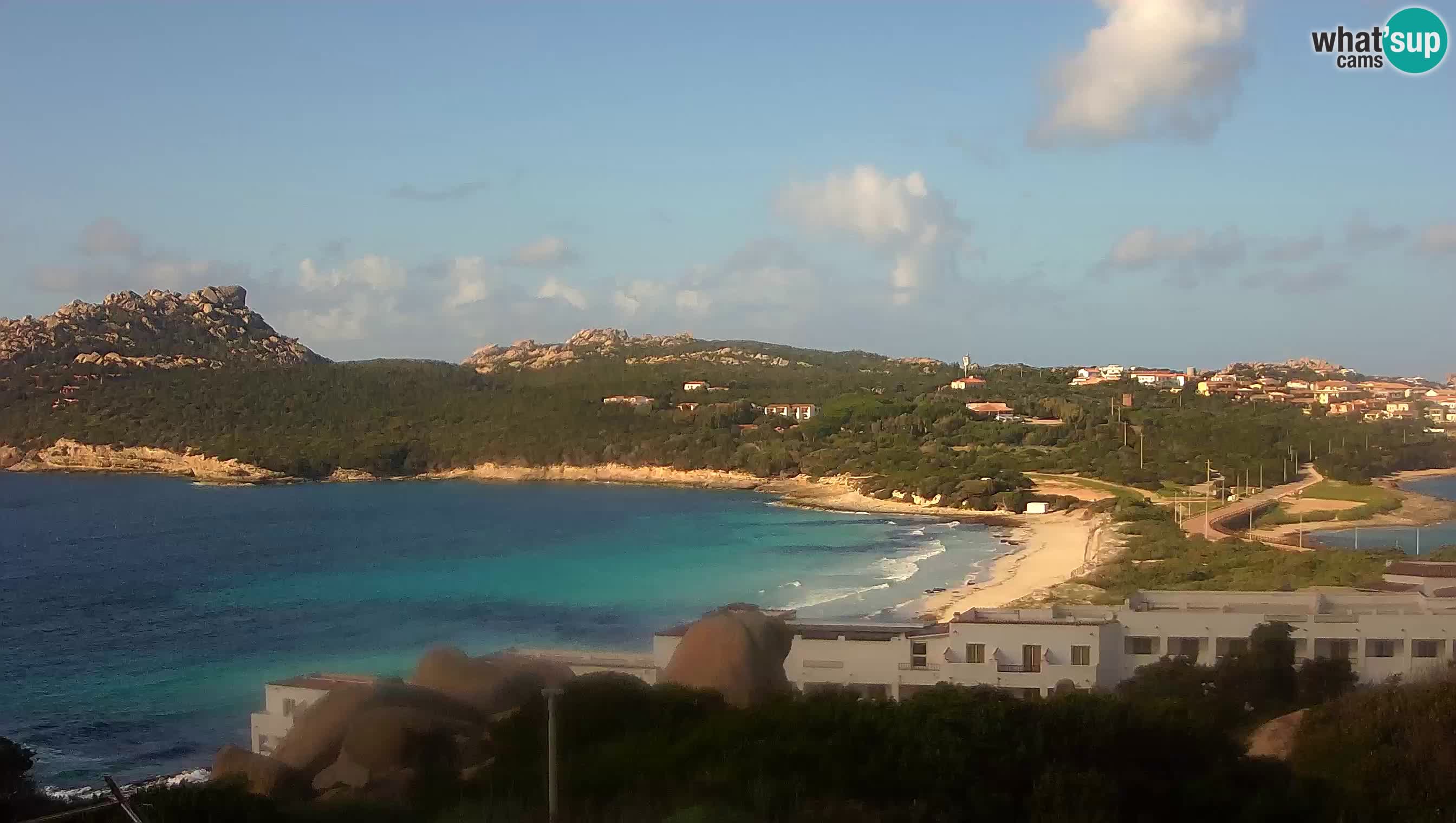 Live Webcam Capo Testa der Strand von 2 Meer – Santa Teresa Gallura – livecam Sardinien