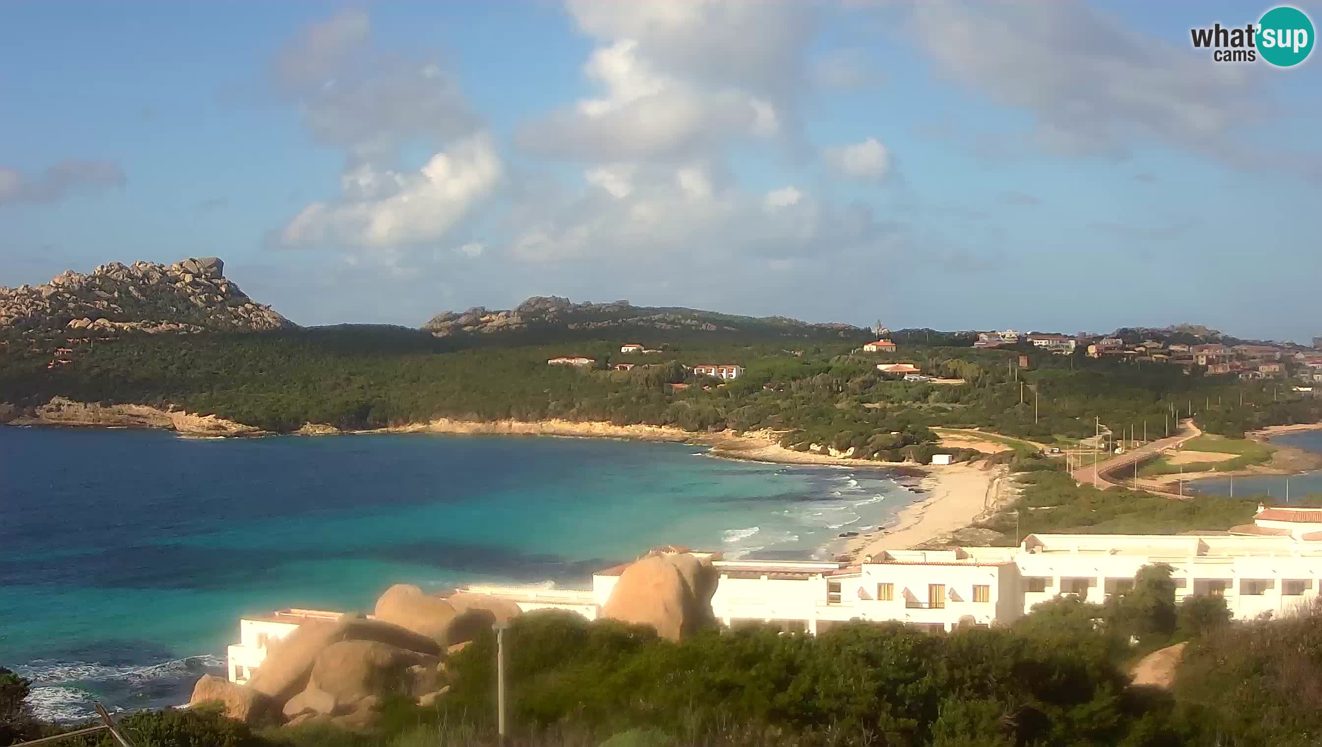 Spletna kamera v živo Capo Testa plaža dveh morij – Santa Teresa Gallura – Sardinija