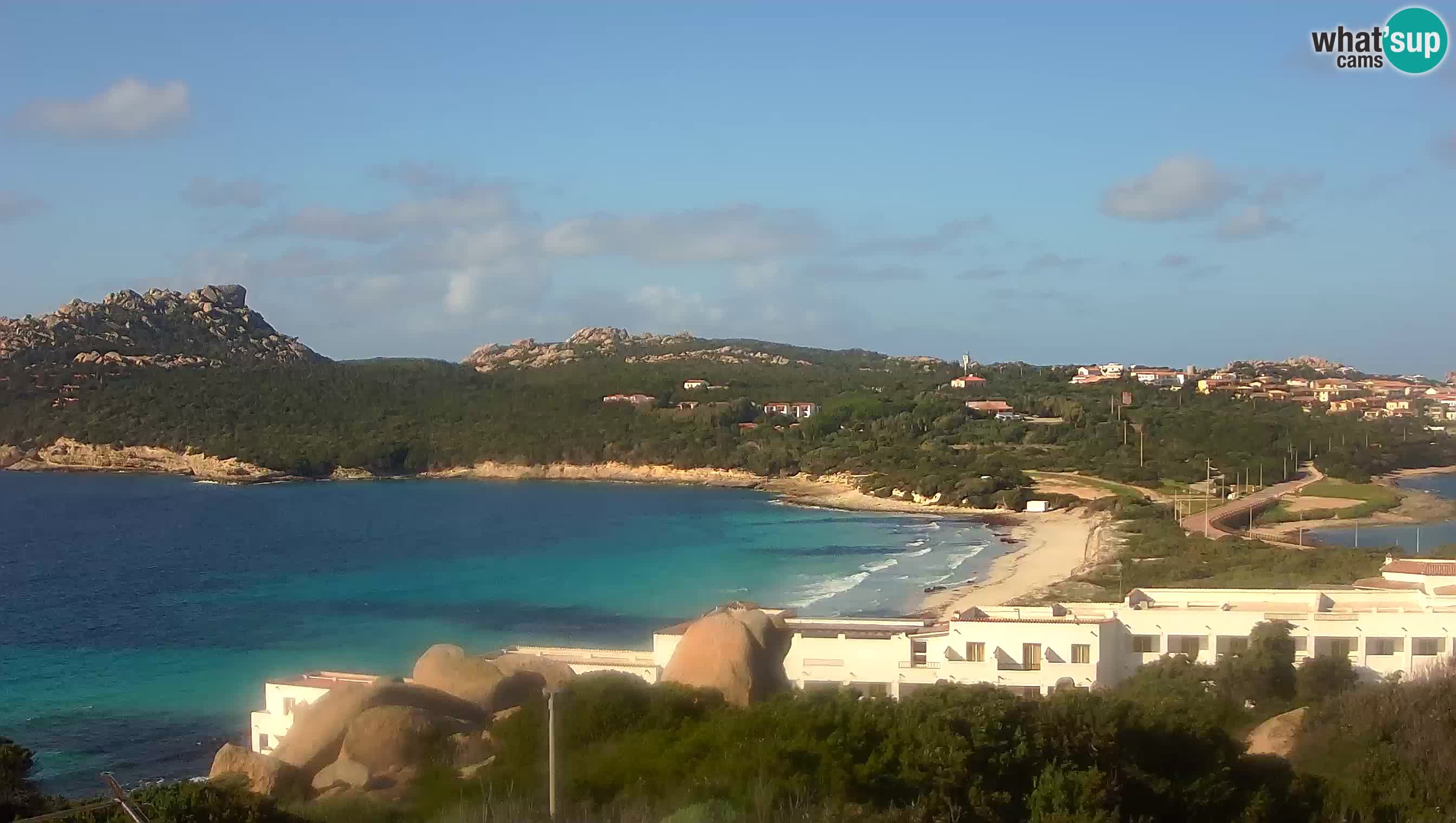 Spletna kamera v živo Capo Testa plaža dveh morij – Santa Teresa Gallura – Sardinija