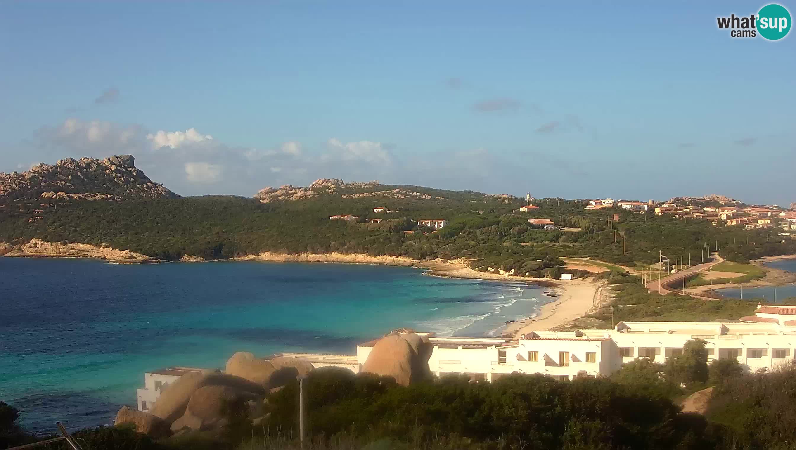 Spletna kamera v živo Capo Testa plaža dveh morij – Santa Teresa Gallura – Sardinija