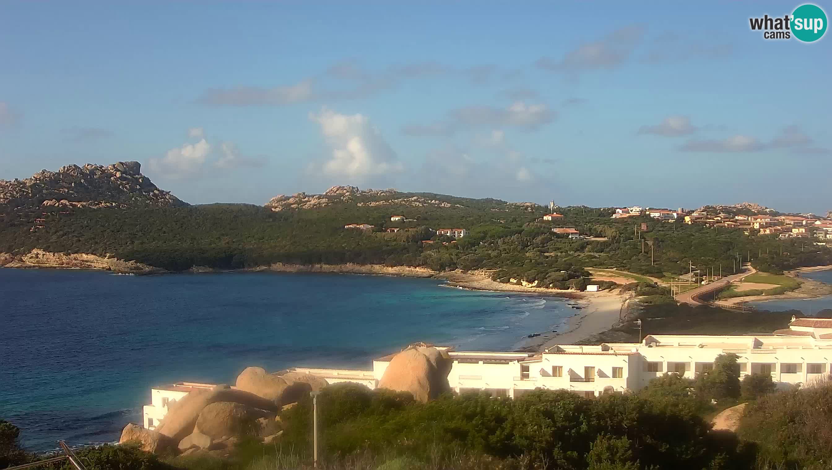 Live Webcam Capo Testa der Strand von 2 Meer – Santa Teresa Gallura – livecam Sardinien