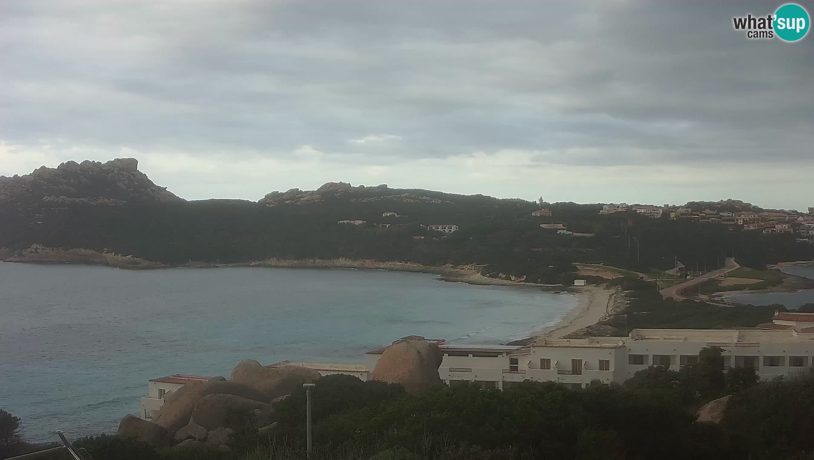 Live Webcam Capo Testa der Strand von 2 Meer – Santa Teresa Gallura – livecam Sardinien