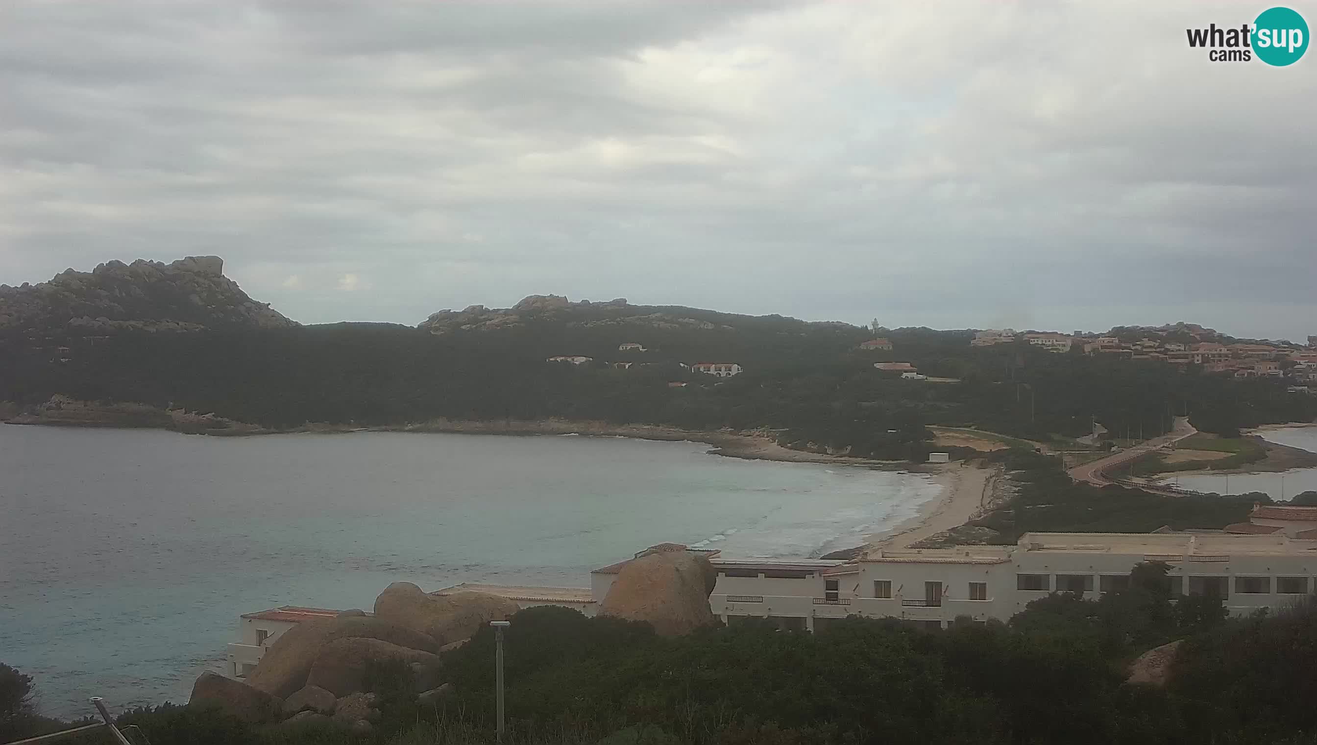 Live Webcam Capo Testa der Strand von 2 Meer – Santa Teresa Gallura – livecam Sardinien