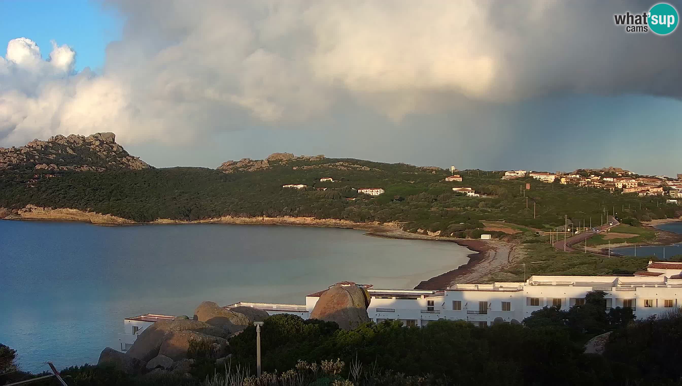 Live Webcam Capo Testa der Strand von 2 Meer – Santa Teresa Gallura – livecam Sardinien