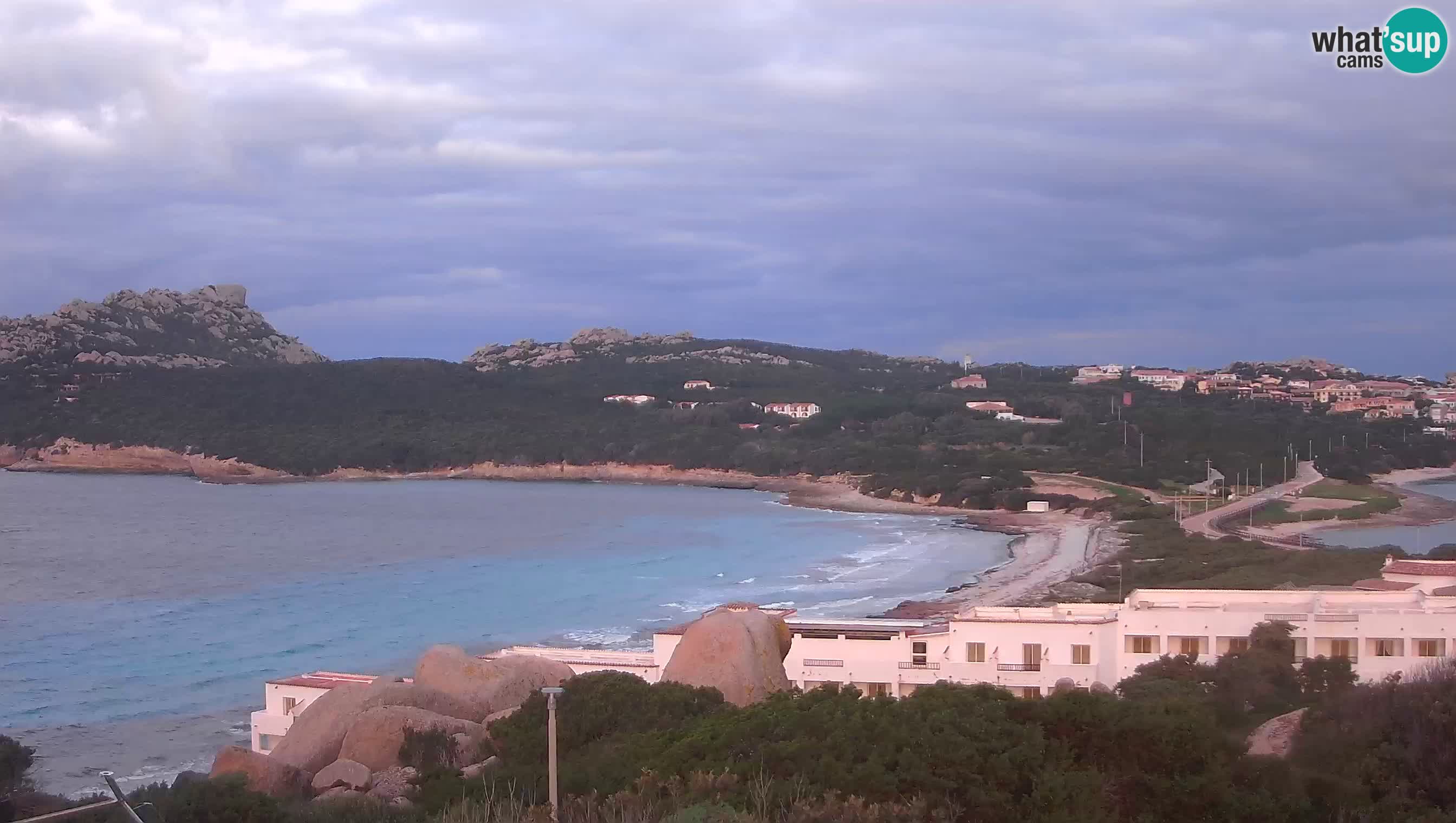 Spletna kamera v živo Capo Testa plaža dveh morij – Santa Teresa Gallura – Sardinija