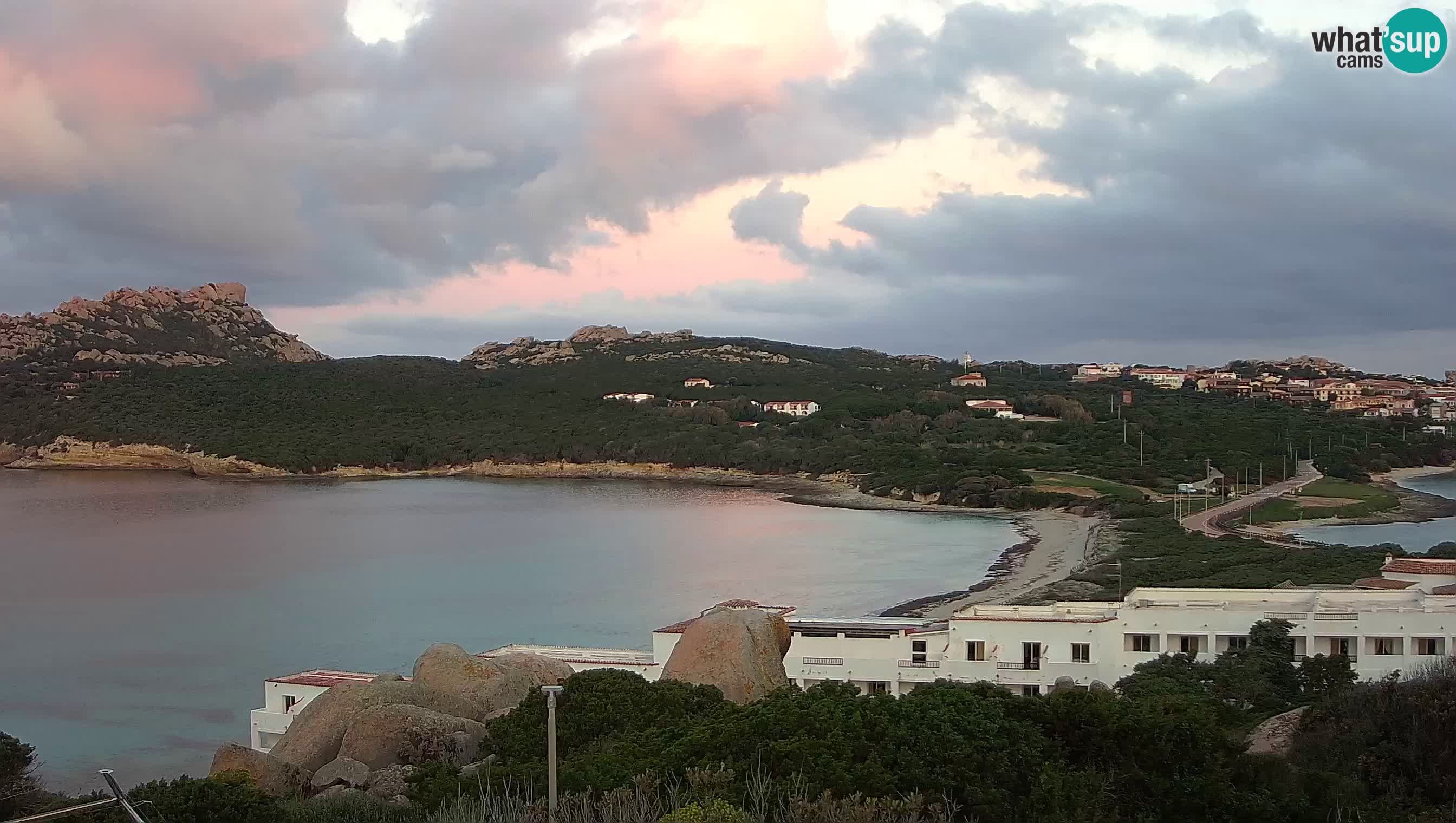 Spletna kamera v živo Capo Testa plaža dveh morij – Santa Teresa Gallura – Sardinija