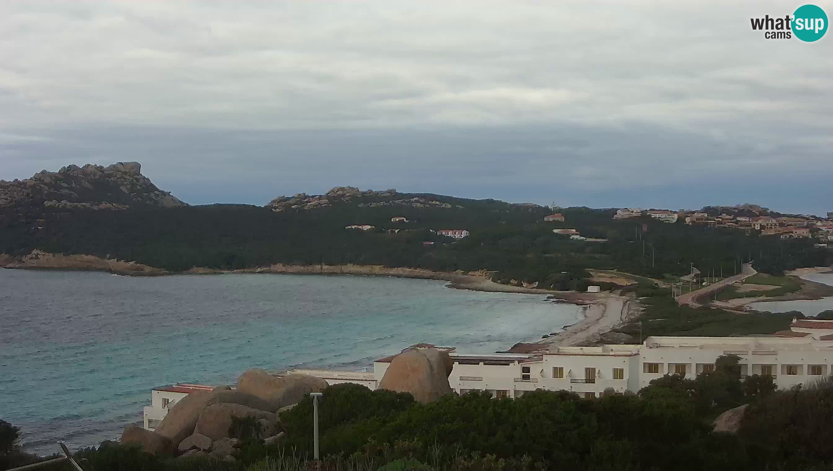 Spletna kamera v živo Capo Testa plaža dveh morij – Santa Teresa Gallura – Sardinija