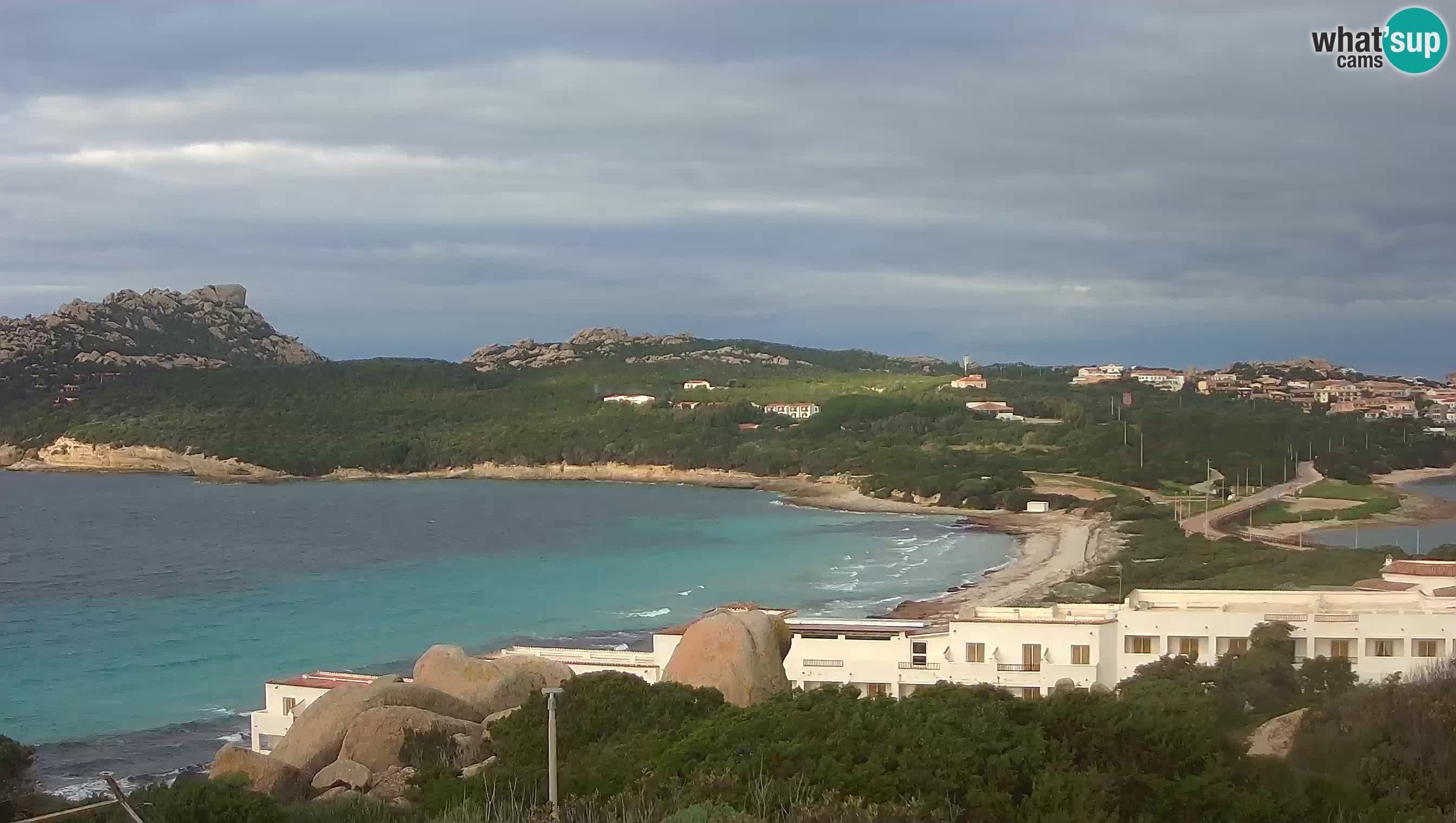 Spletna kamera v živo Capo Testa plaža dveh morij – Santa Teresa Gallura – Sardinija