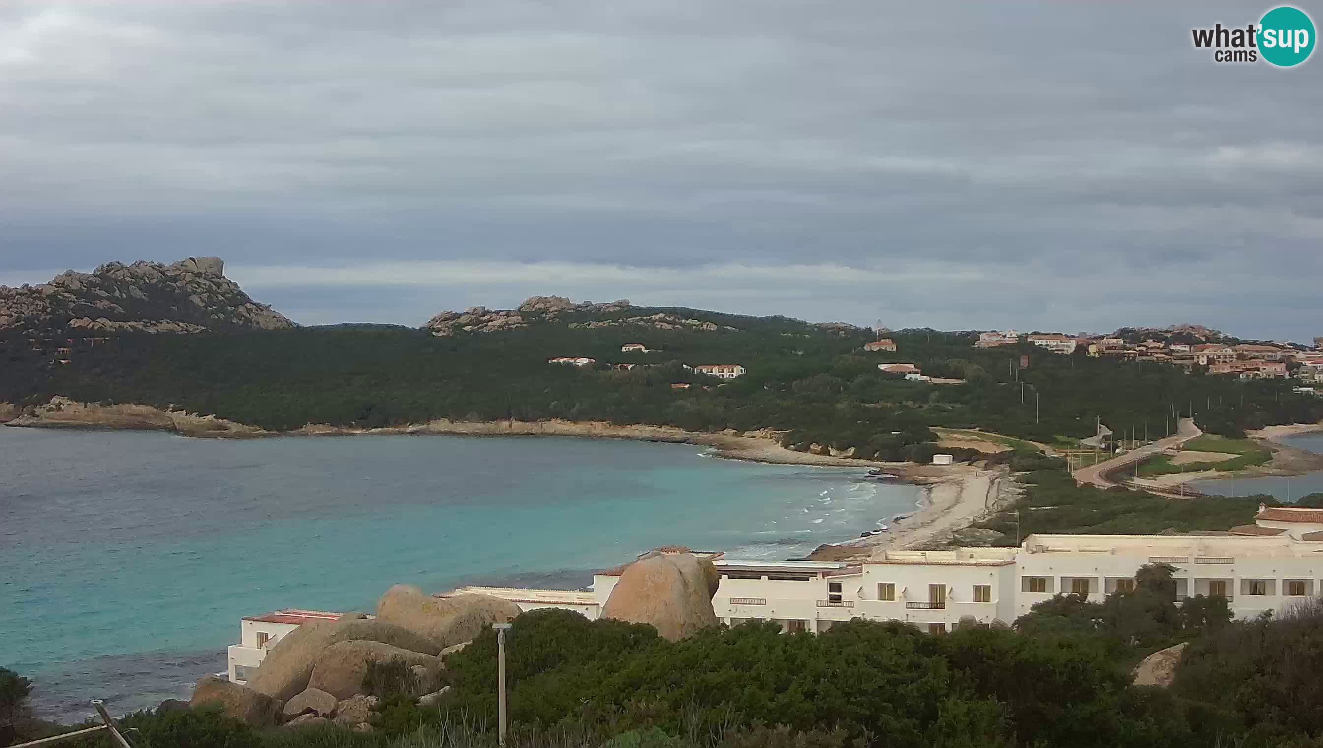 Live Webcam Capo Testa der Strand von 2 Meer – Santa Teresa Gallura – livecam Sardinien