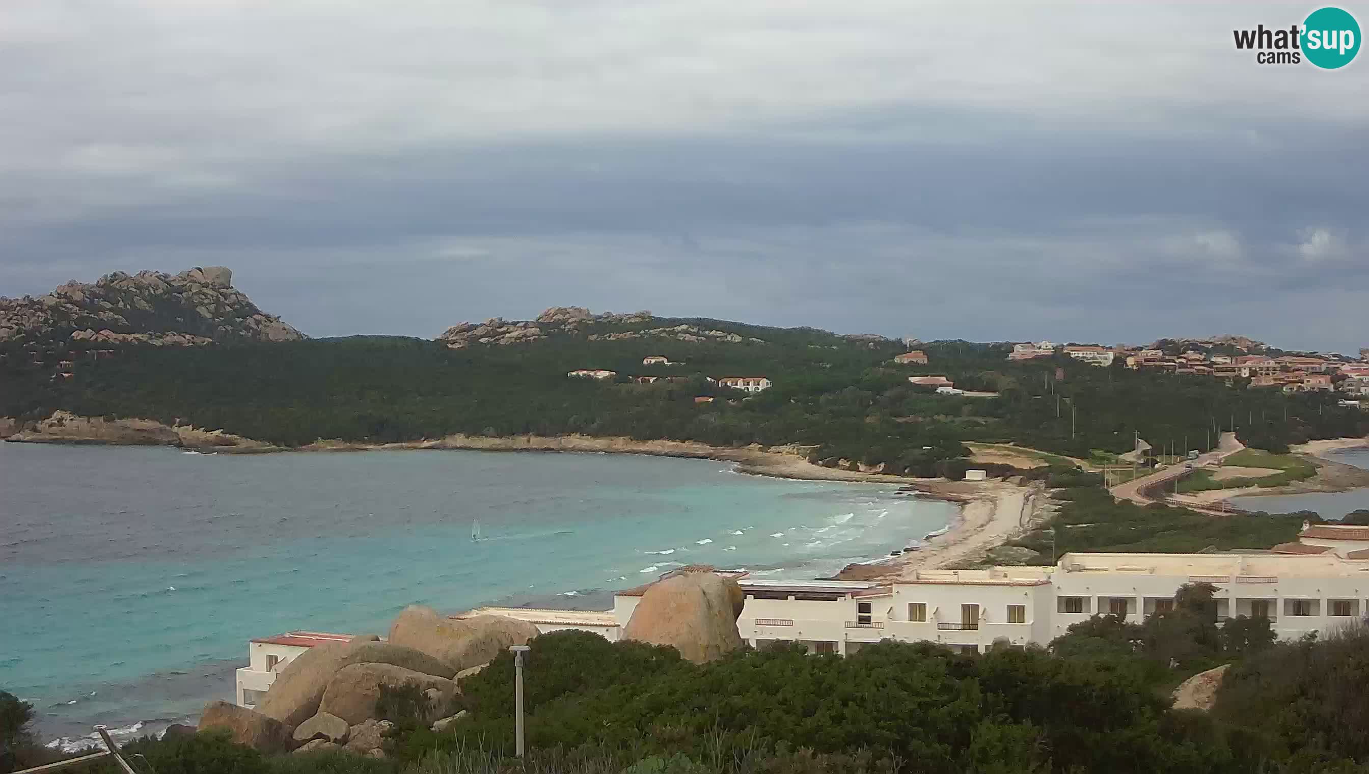 Spletna kamera v živo Capo Testa plaža dveh morij – Santa Teresa Gallura – Sardinija