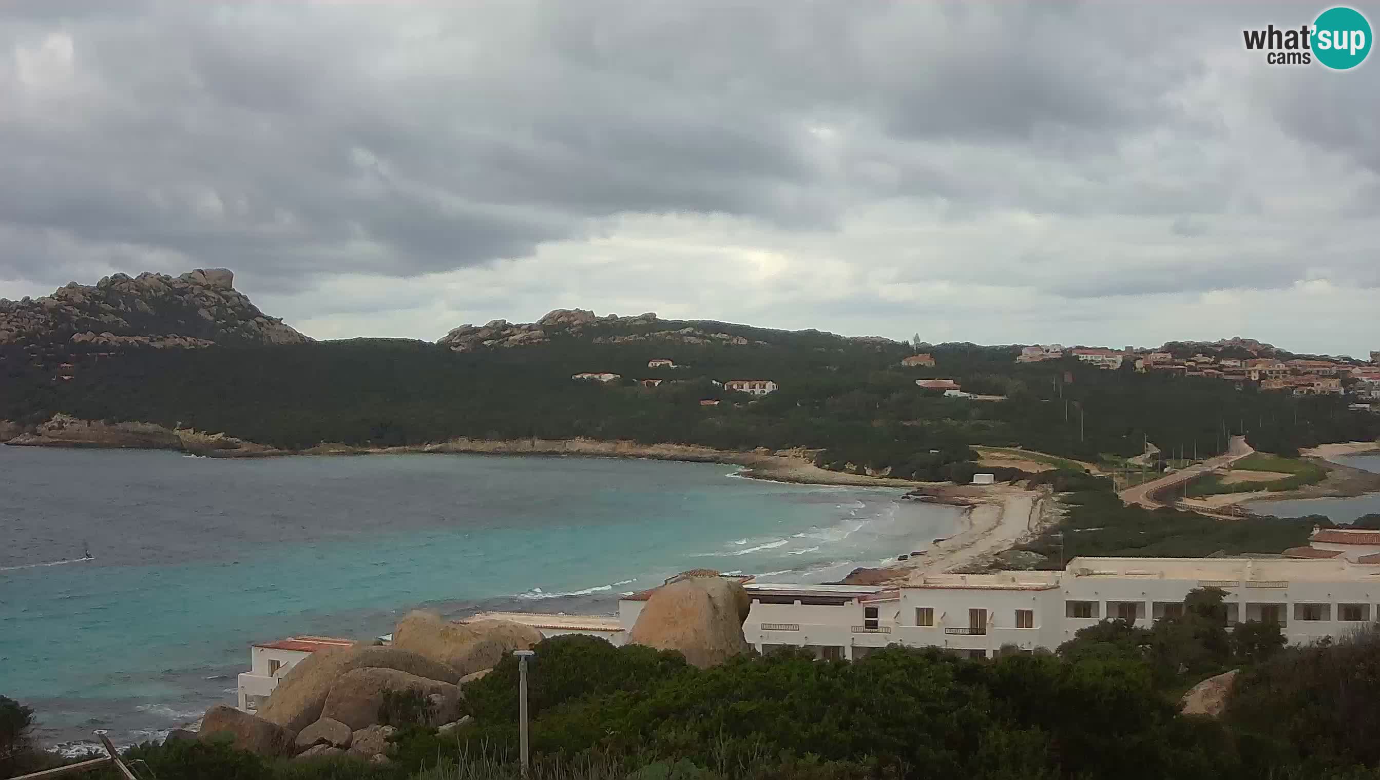 Webcam en vivo Capo Testa la playa de 2 mar – Santa Teresa Gallura – livecam Sardinia