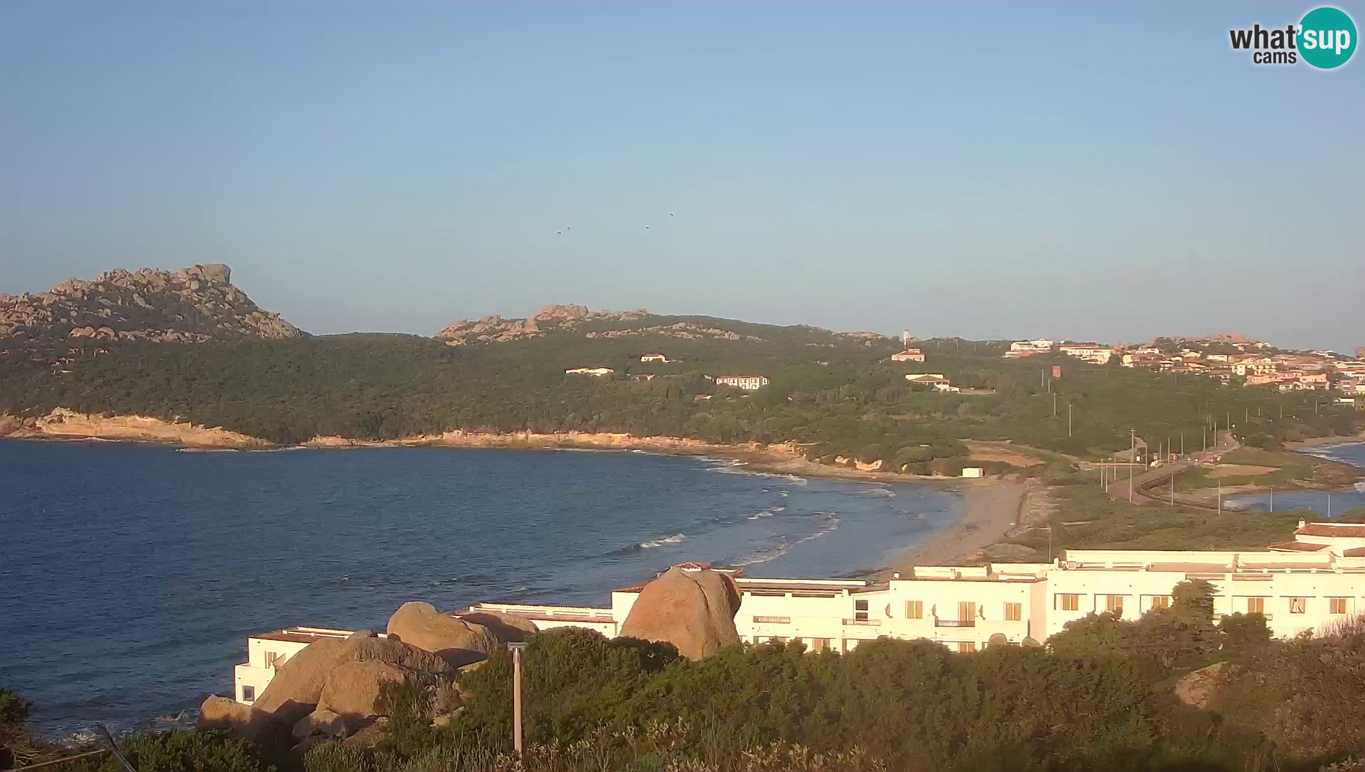 Webcam en vivo Capo Testa la playa de 2 mar – Santa Teresa Gallura – livecam Sardinia