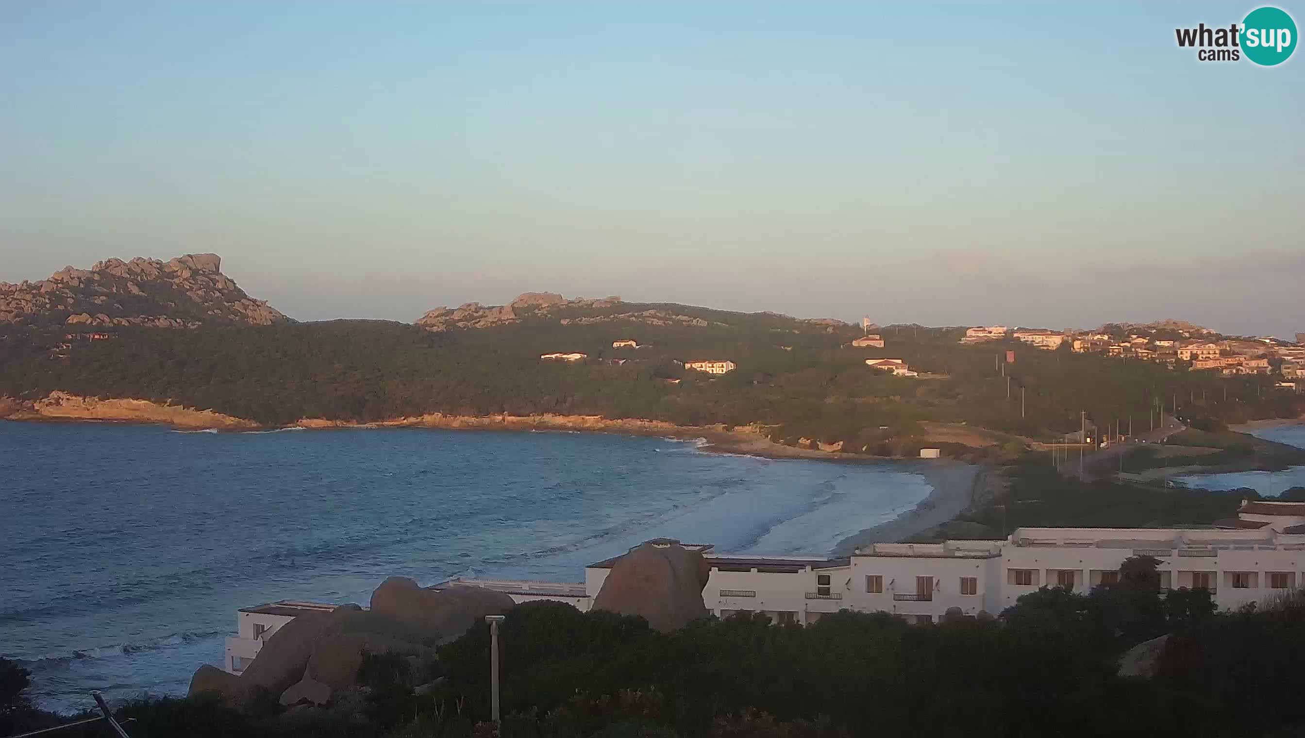 Spletna kamera v živo Capo Testa plaža dveh morij – Santa Teresa Gallura – Sardinija