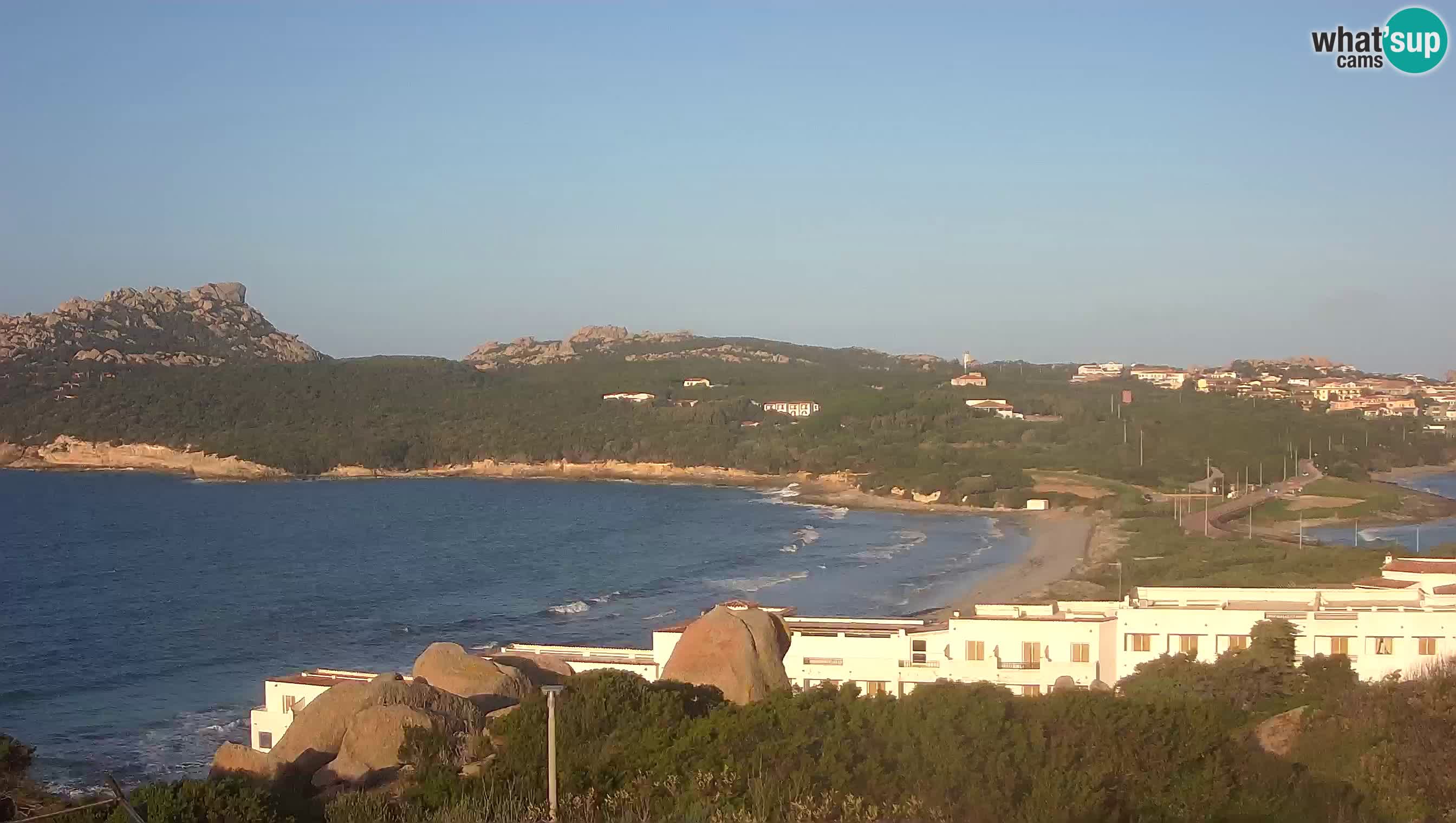 Webcam en vivo Capo Testa la playa de 2 mar – Santa Teresa Gallura – livecam Sardinia