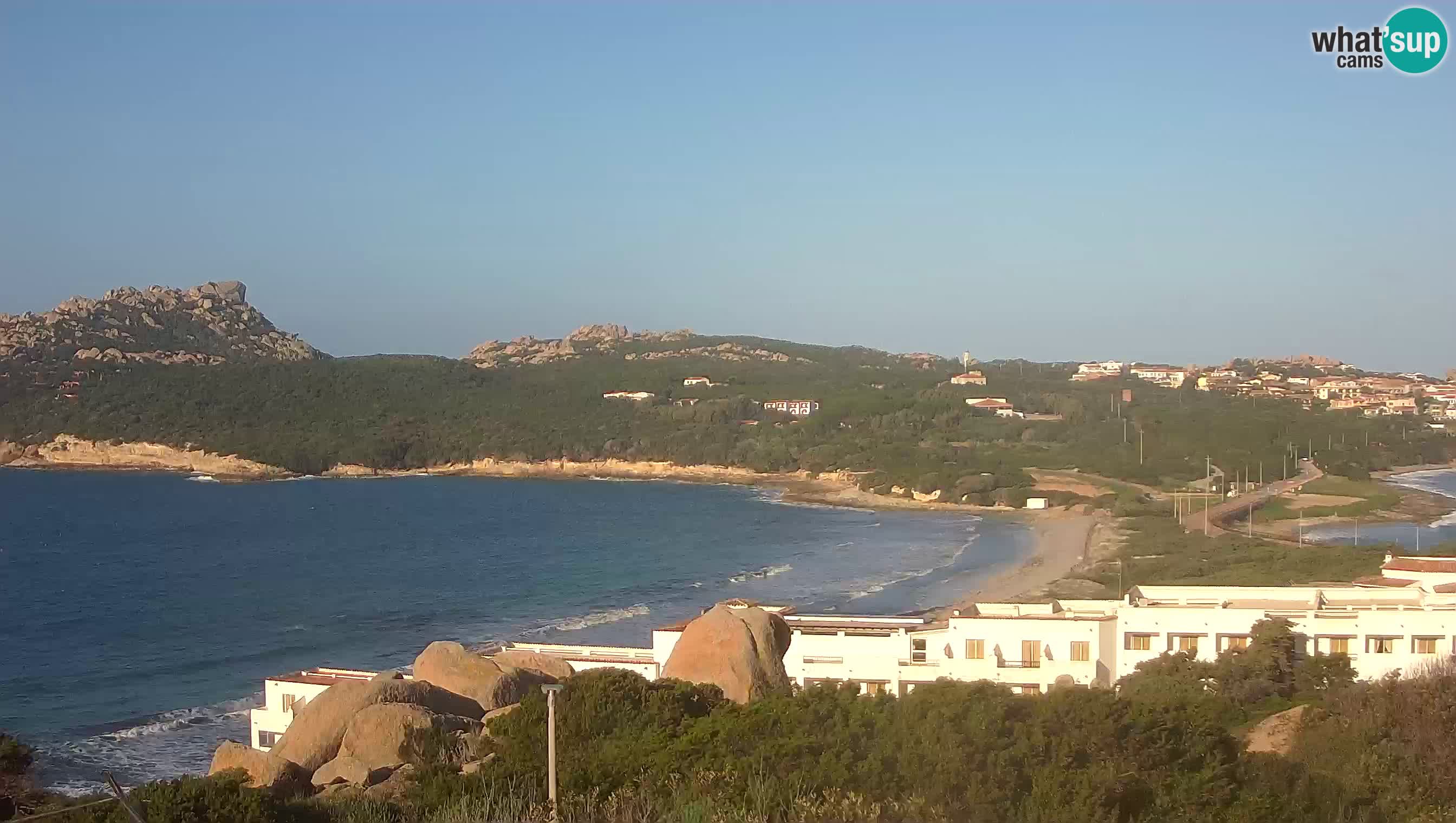 Live Webcam Capo Testa the beach of 2 sea – Santa Teresa Gallura – livecam Sardinia