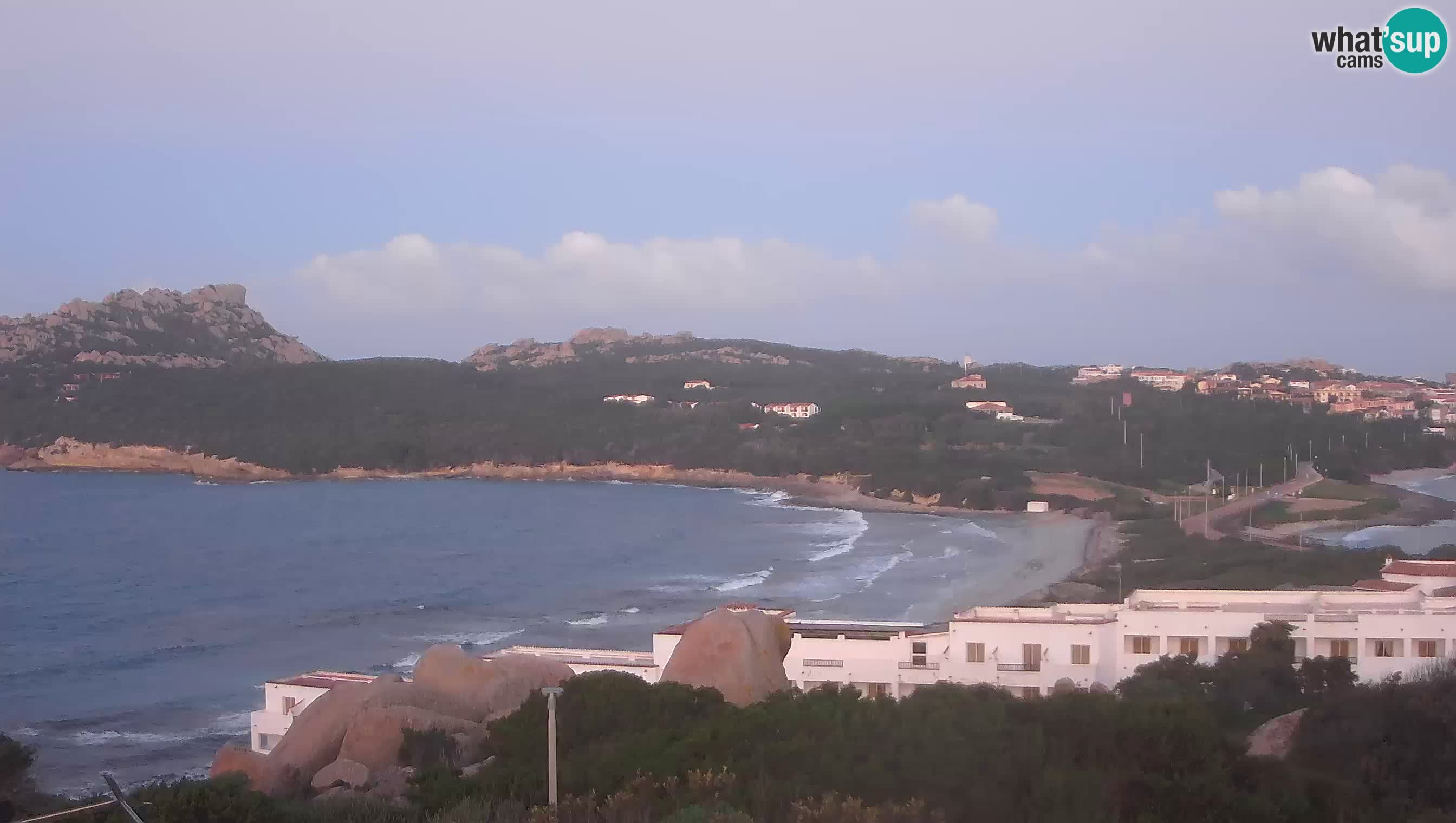 Live Webcam Capo Testa der Strand von 2 Meer – Santa Teresa Gallura – livecam Sardinien