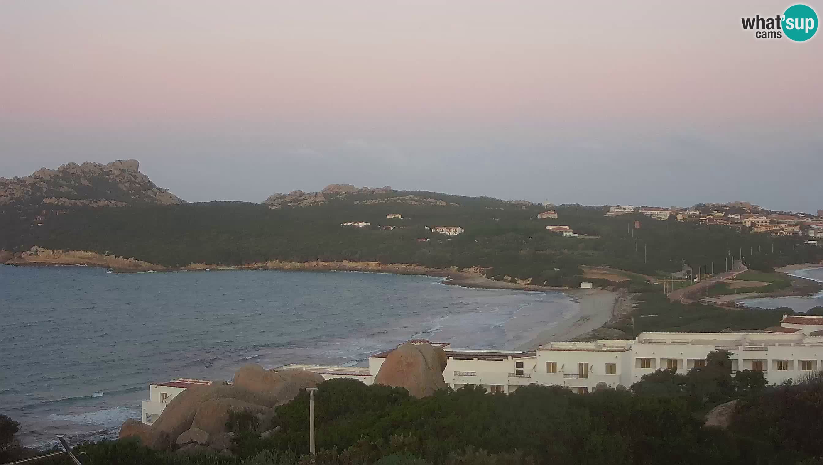 Spletna kamera v živo Capo Testa plaža dveh morij – Santa Teresa Gallura – Sardinija