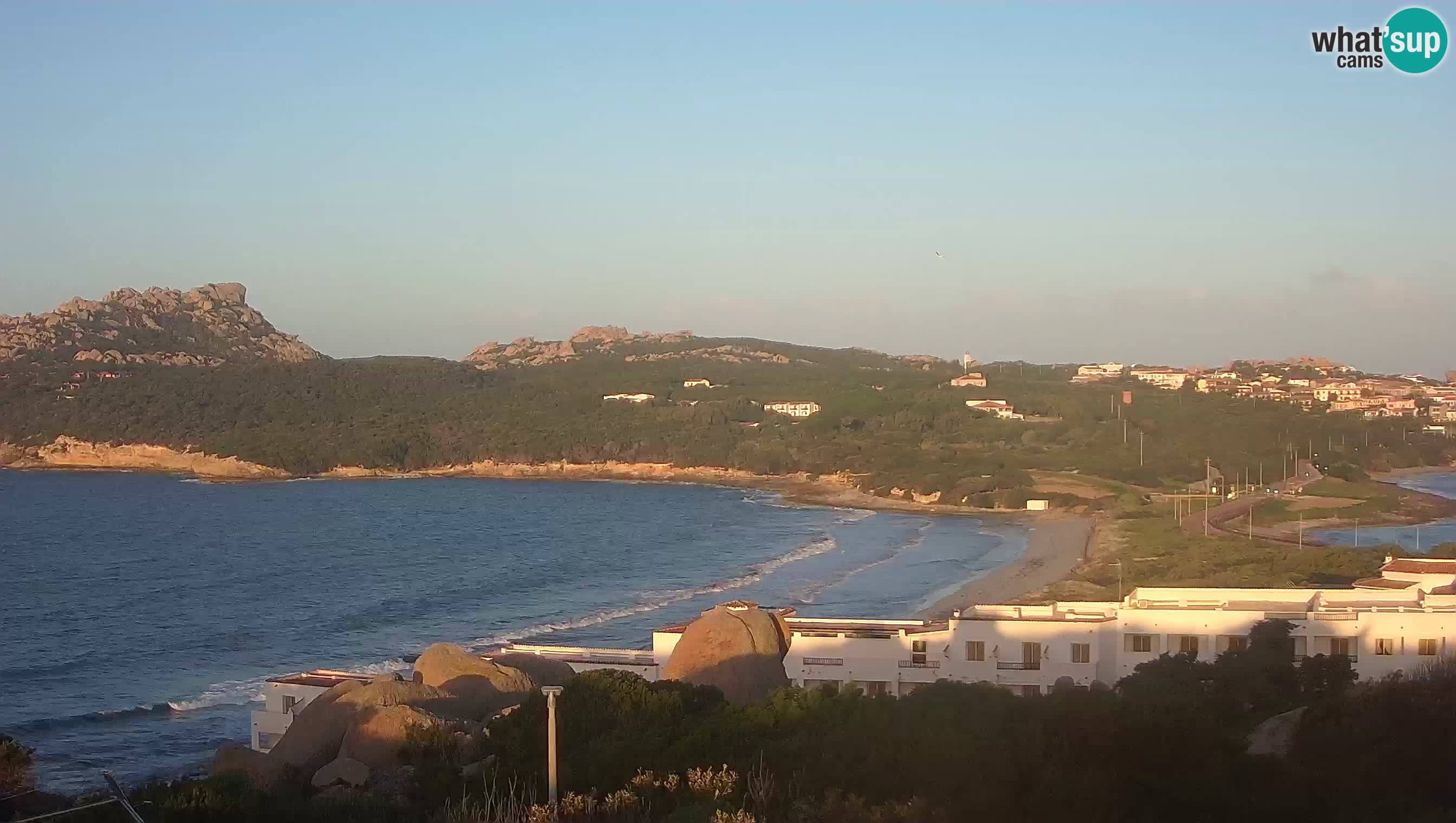 Live Webcam Capo Testa the beach of 2 sea – Santa Teresa Gallura – livecam Sardinia