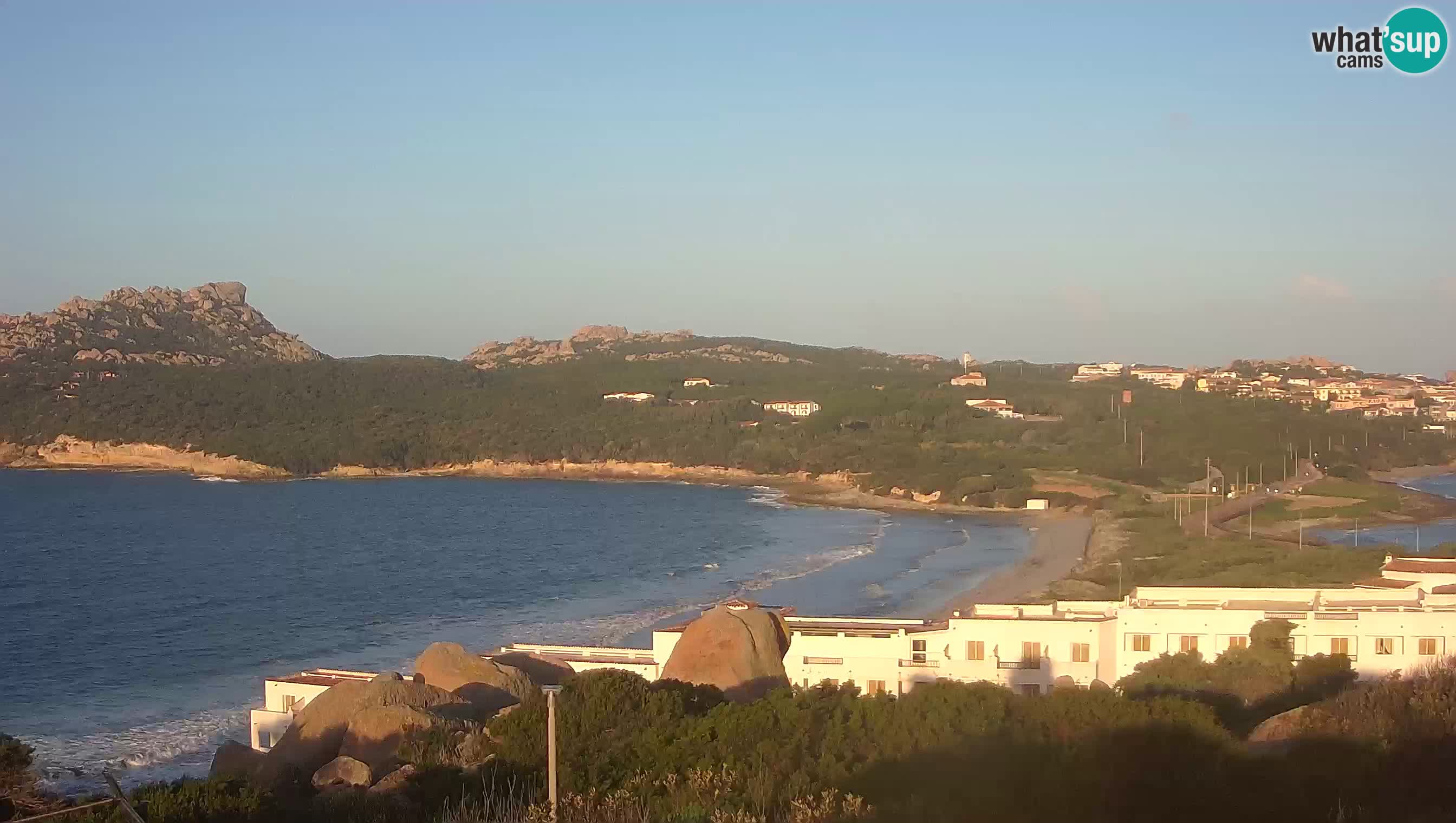 Webcam en vivo Capo Testa la playa de 2 mar – Santa Teresa Gallura – livecam Sardinia